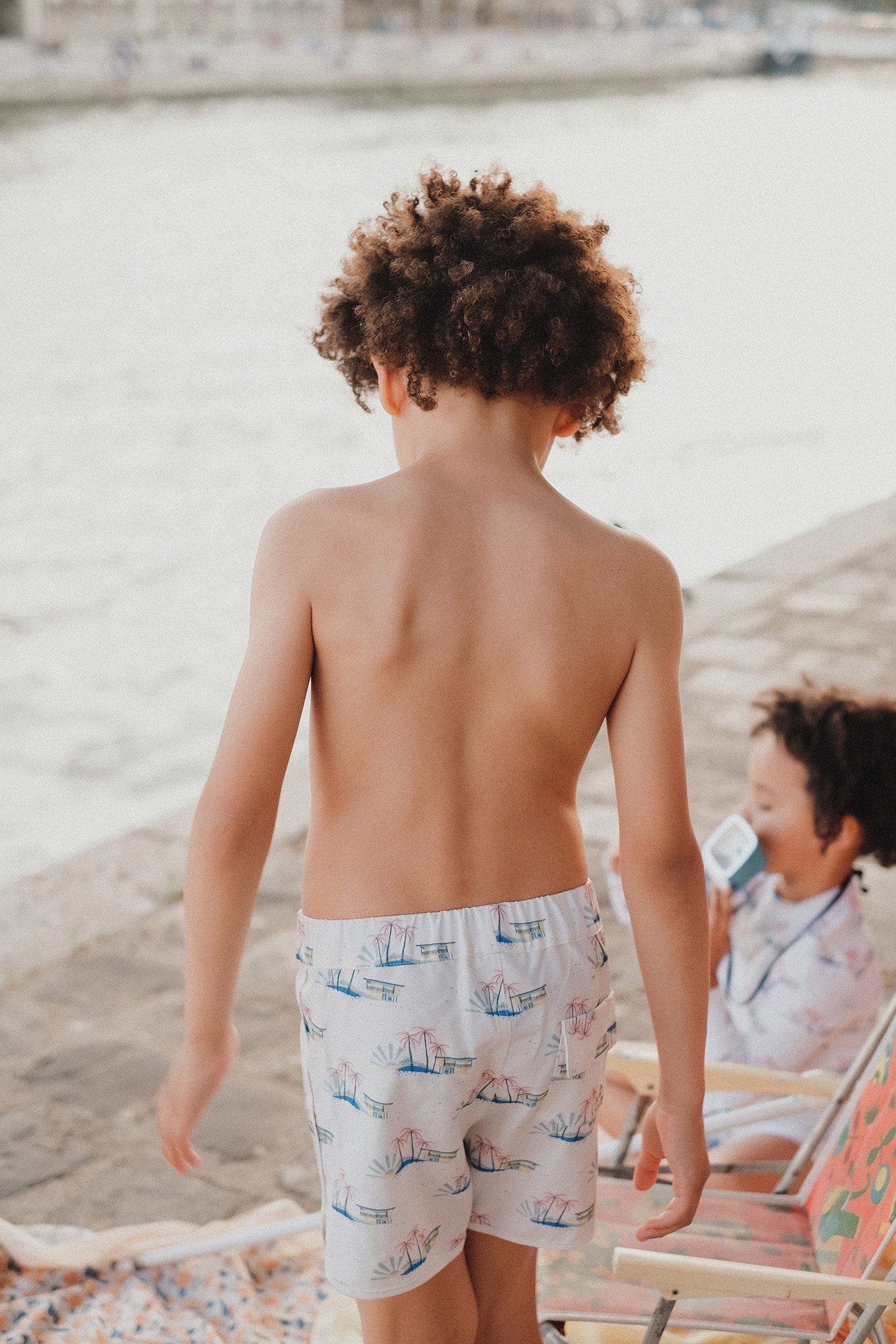 SWIM SHORTS ADERI OFF-WHITE HAWAII 3