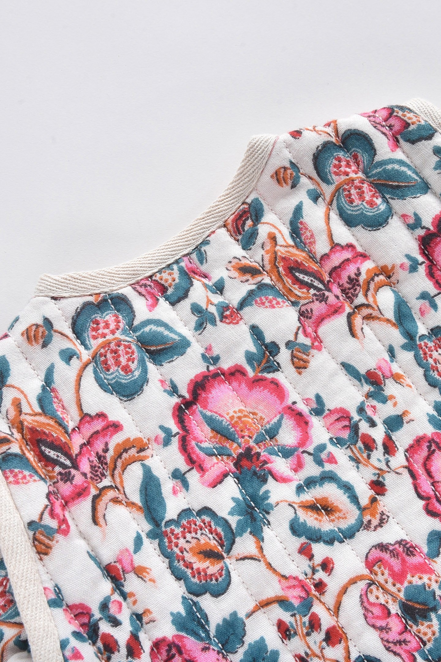 JACKET TELIANI CREAM INDIAN FLOWERS 7