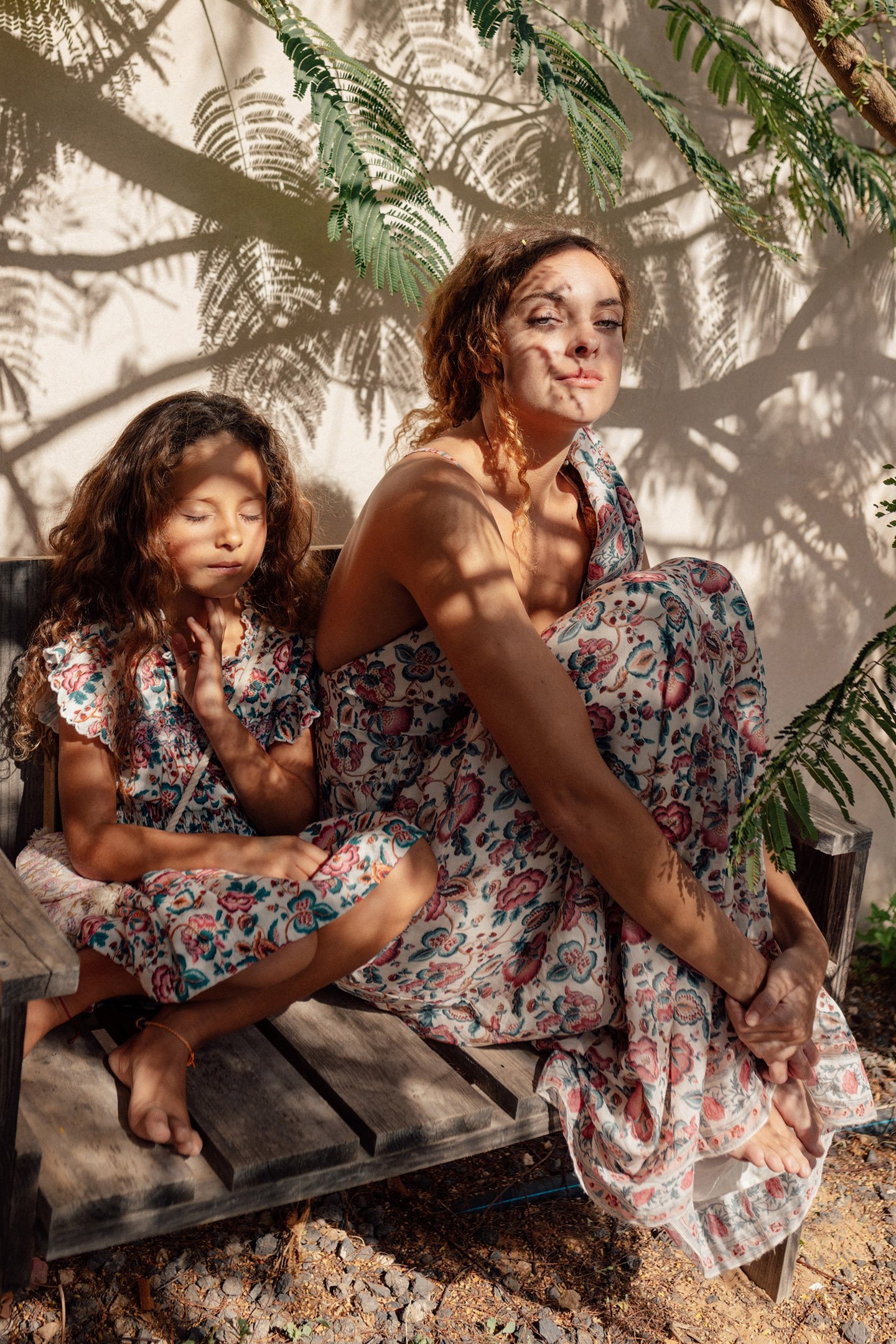 DRESS ARYA CREAM INDIAN FLOWERS 4