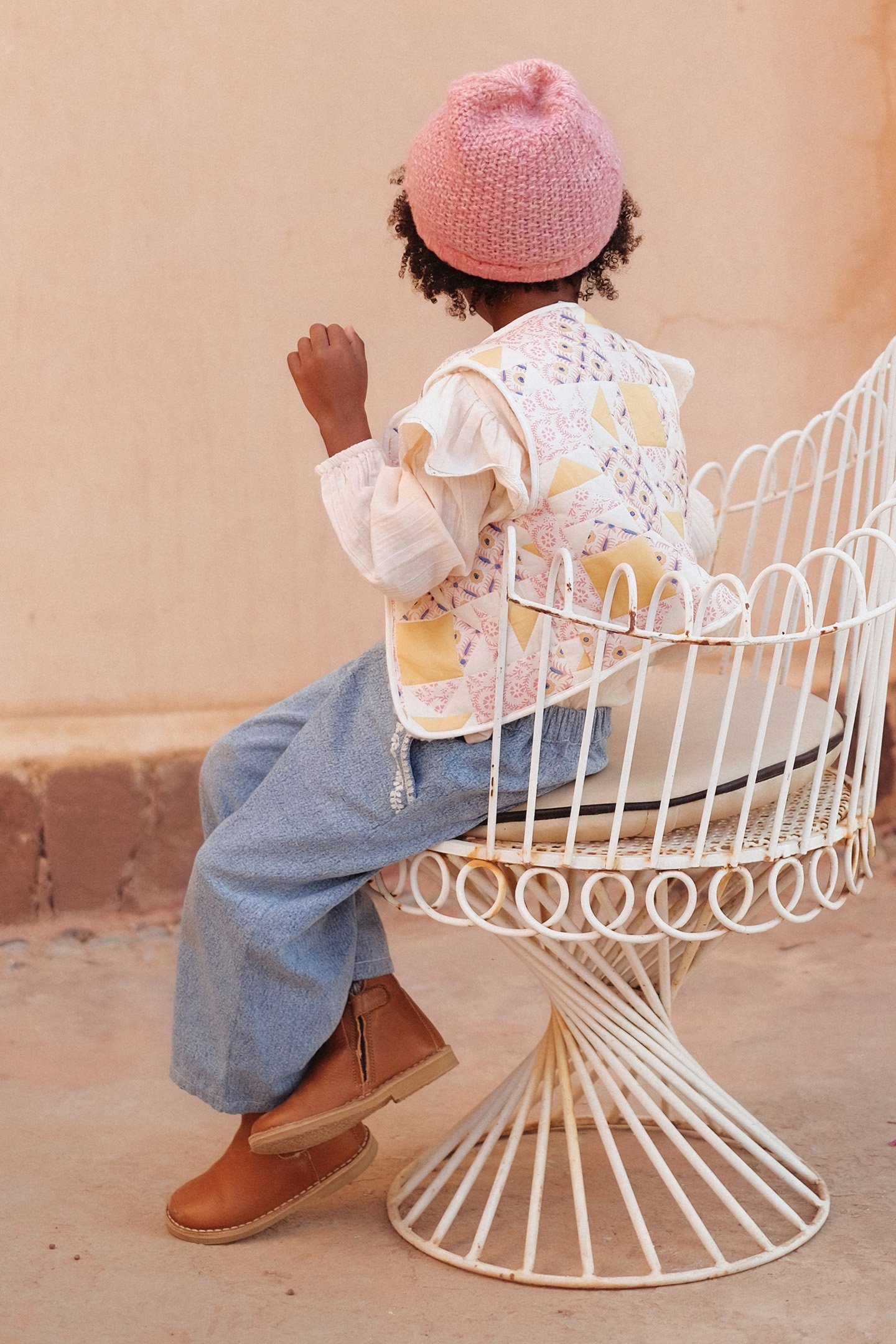 VEST FARAH CREAM PATCHWORK 6