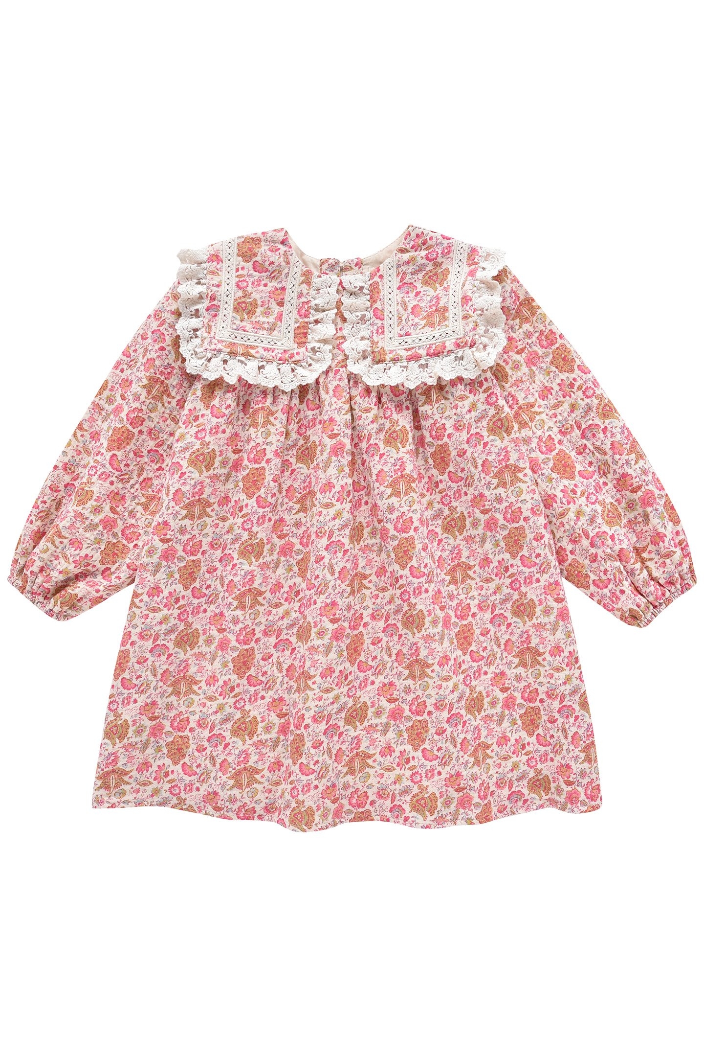 DRESS ARINOLA CREAM FLOWER FIELDS 4