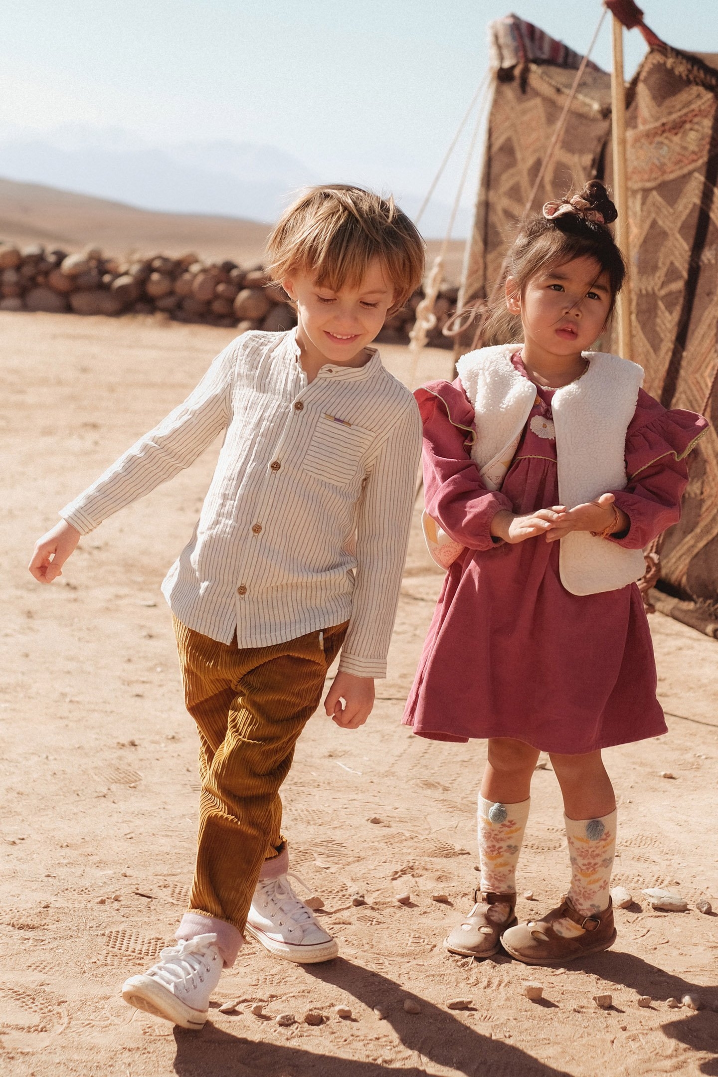 SHIRT AMOD CREAM STRIPES 4