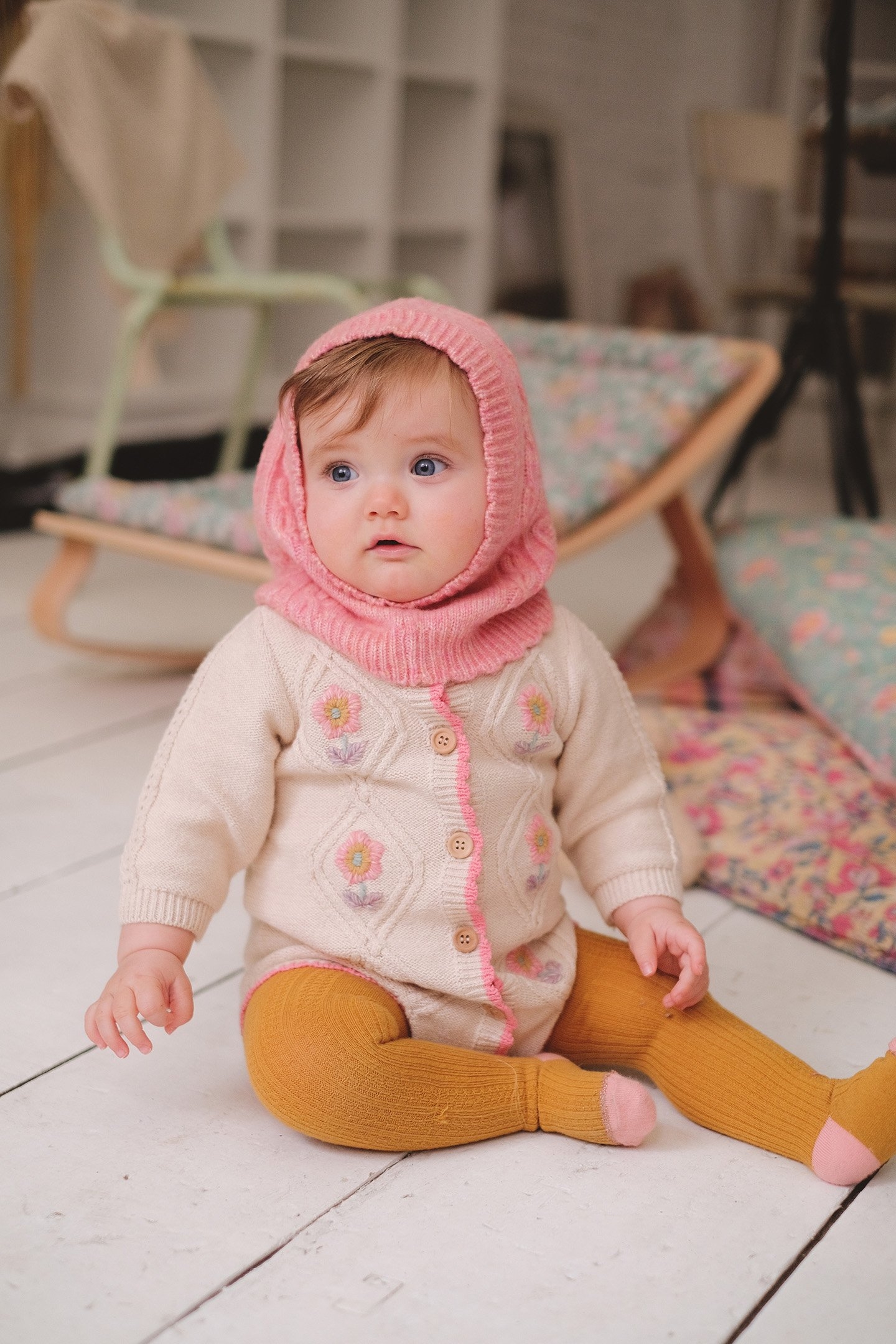 ROMPERS MYOSETTE CREAM MELANGED 1