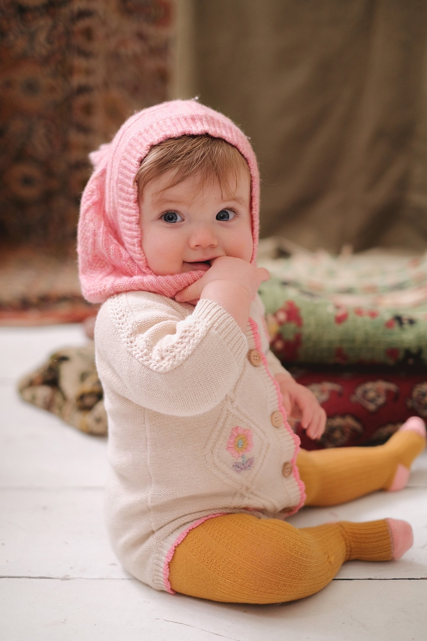 ROMPERS MYOSETTE CREAM MELANGED 3