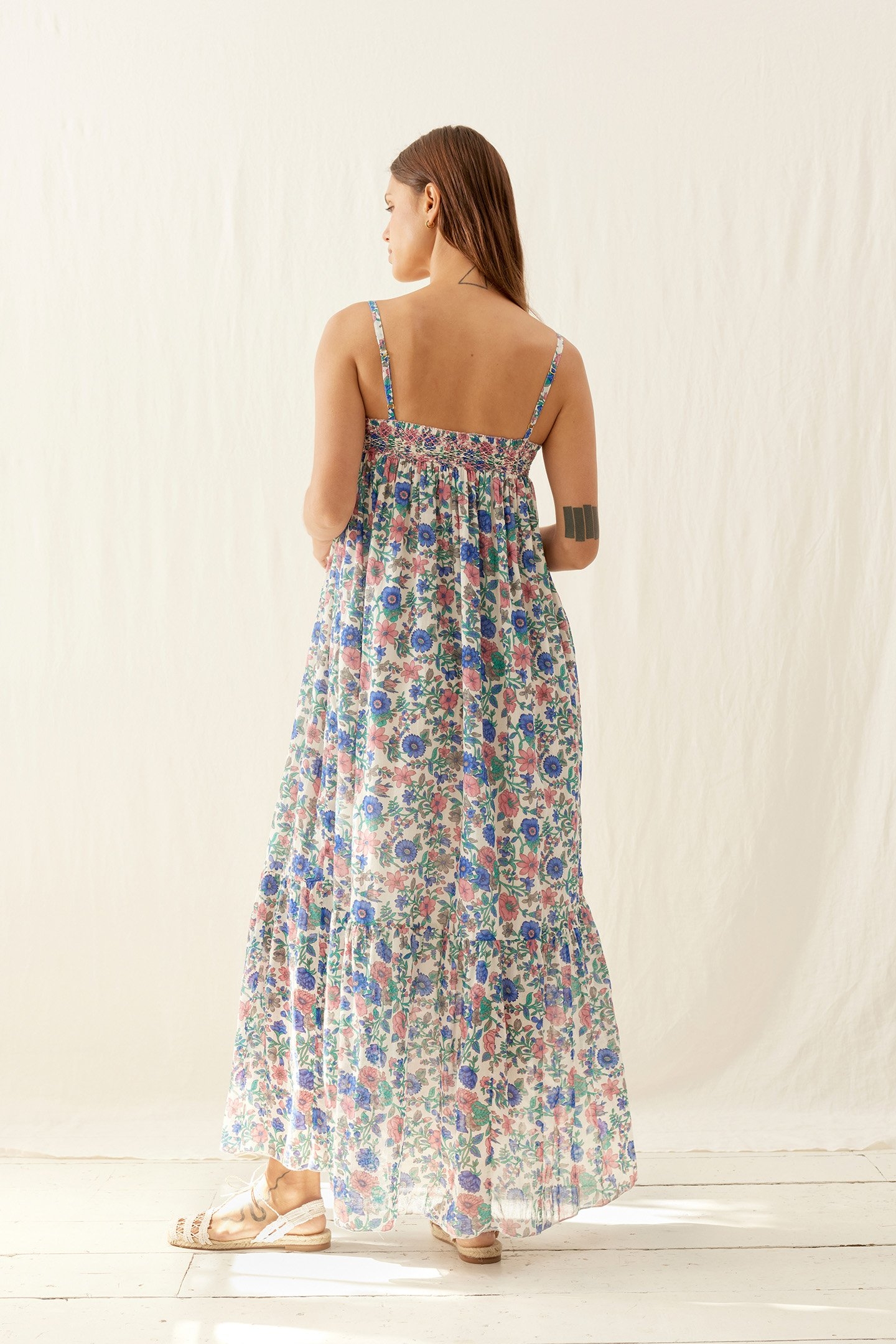DRESS MARCELINA BLUE SUMMER MEADOW 2