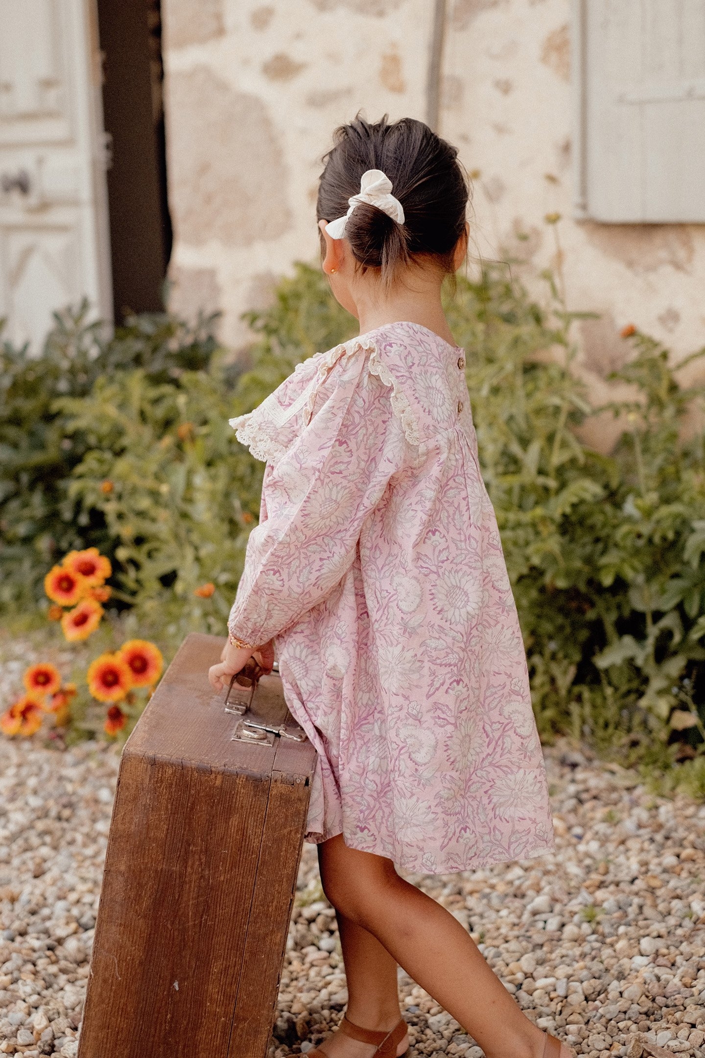 DRESS ARINOLA PINK DAISY GARDEN 5