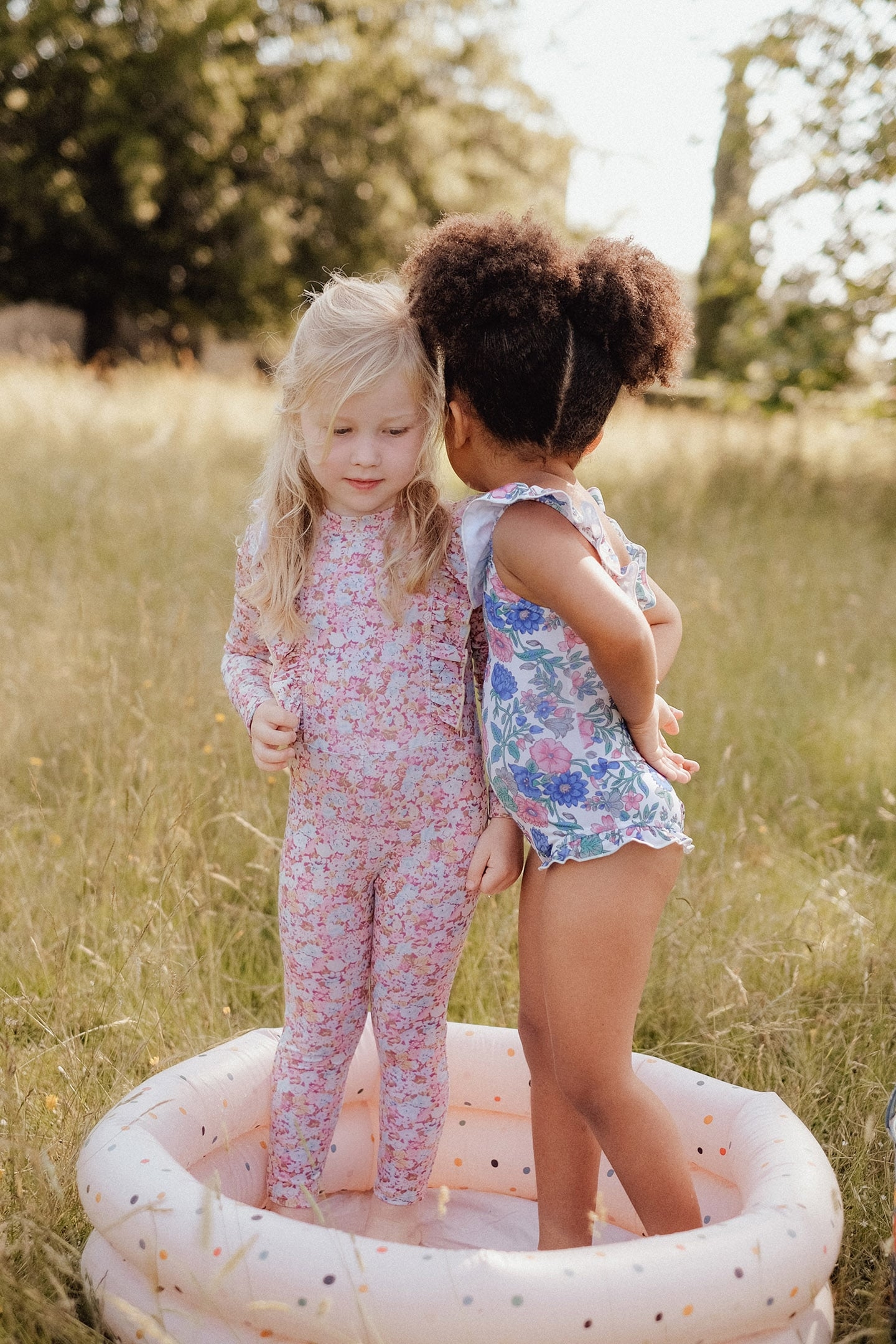 BATHING SUIT ANDREA BLUE SUMMER MEADOW 3