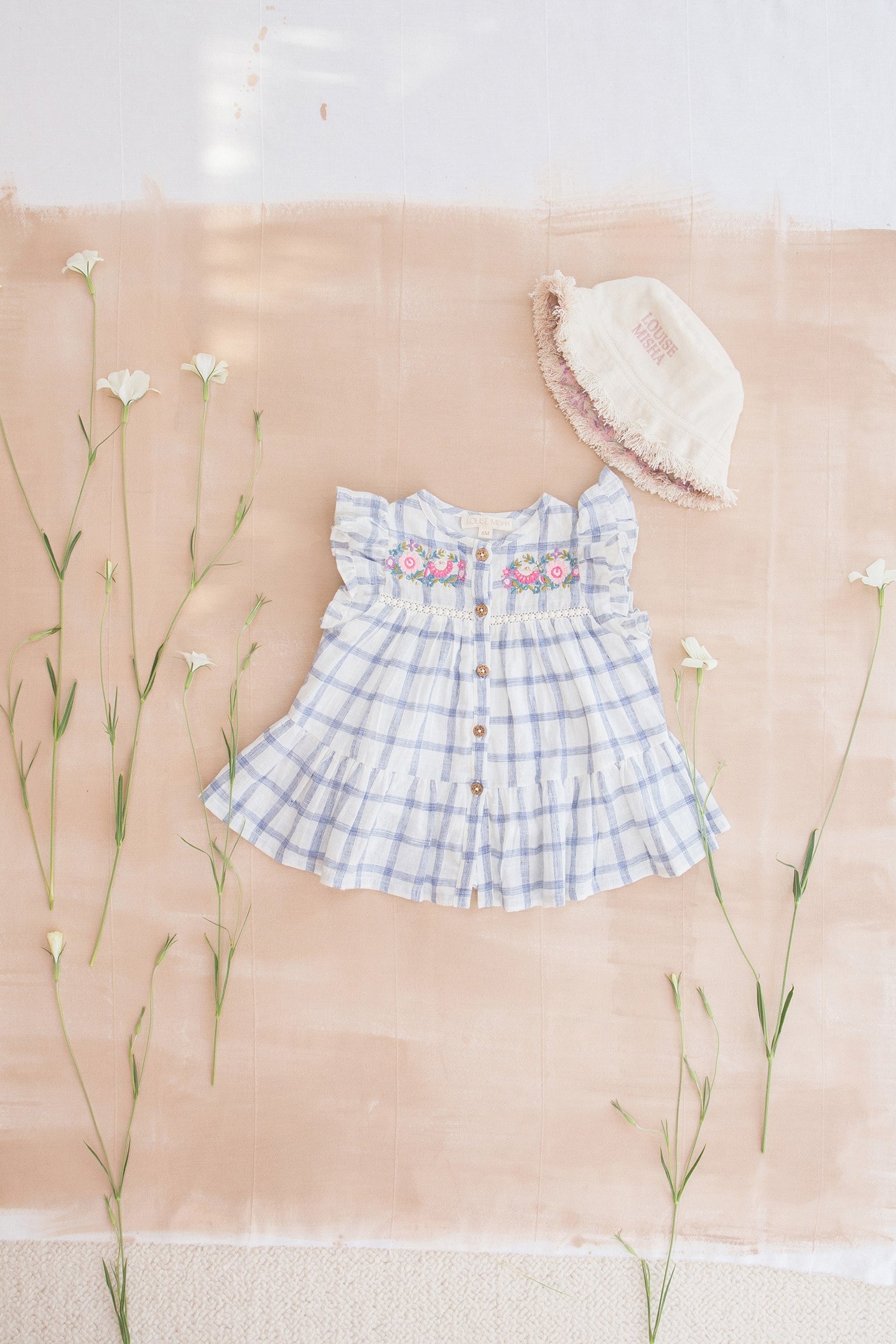 DRESS CARLINA BLUE RIVER CHECKS 8