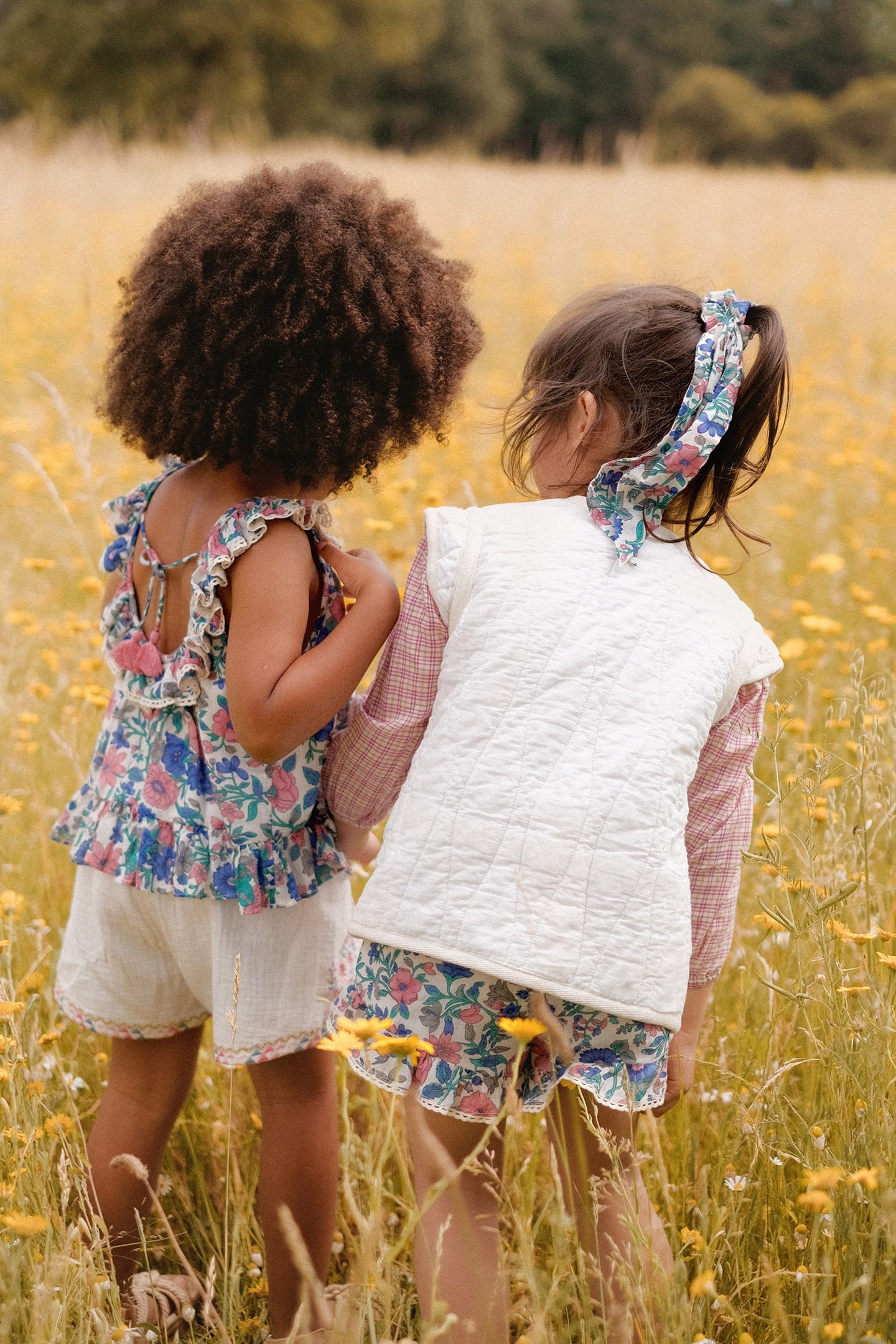 REVERSIBLE VEST ANDRES BLUE SUMMER MEADOW 7