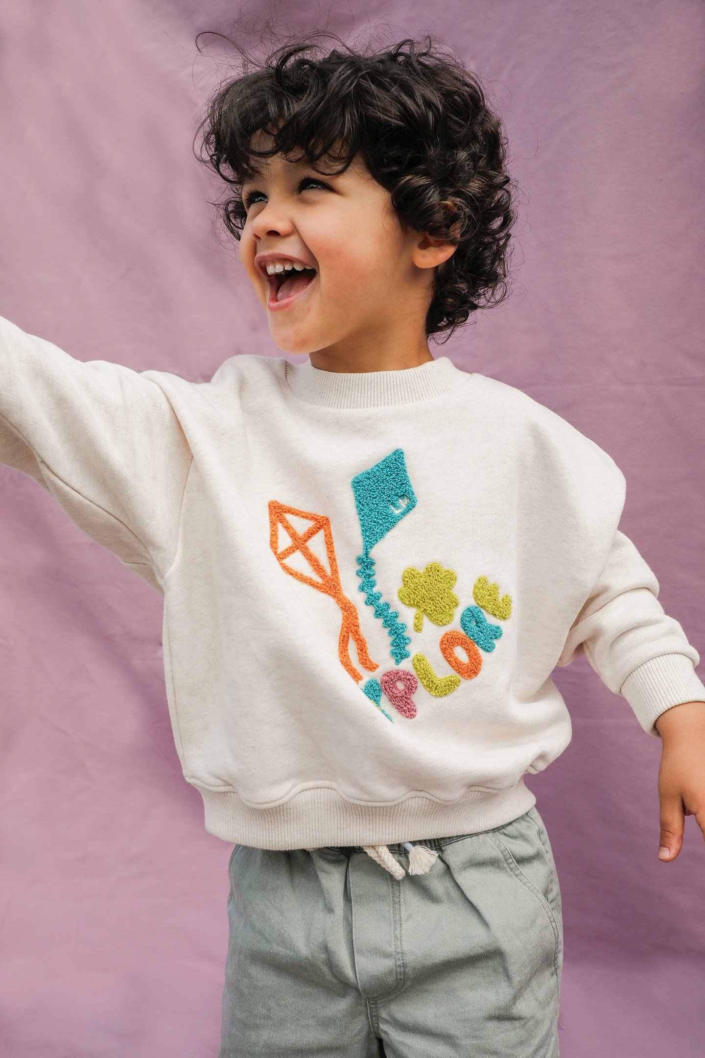 SWEATSHIRT HEATHER CREAM 3