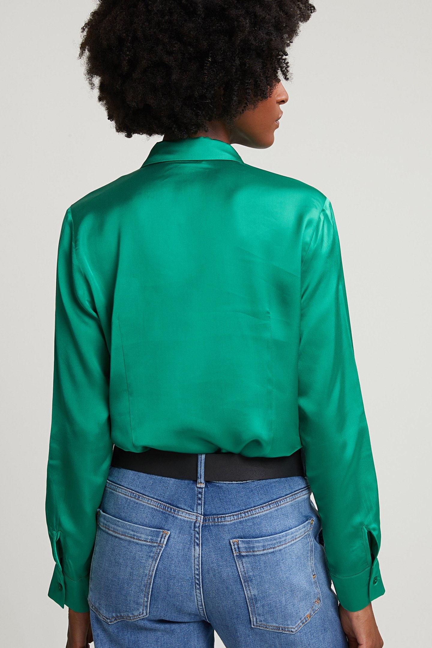 GREEN CLASSIC BLOUSE 2