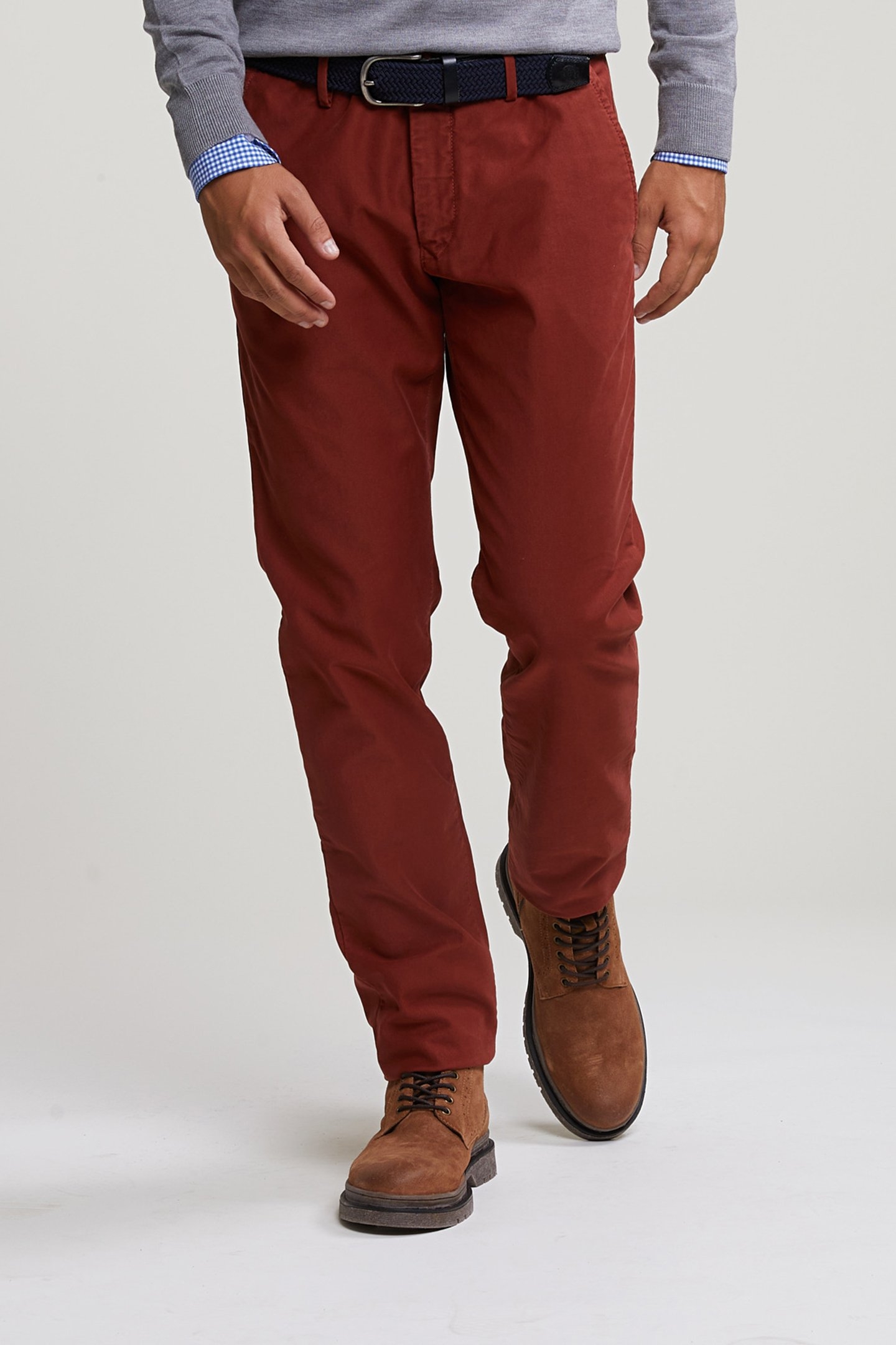 SLIM FIT BASIC CHINO PANTS NEGRONI 1