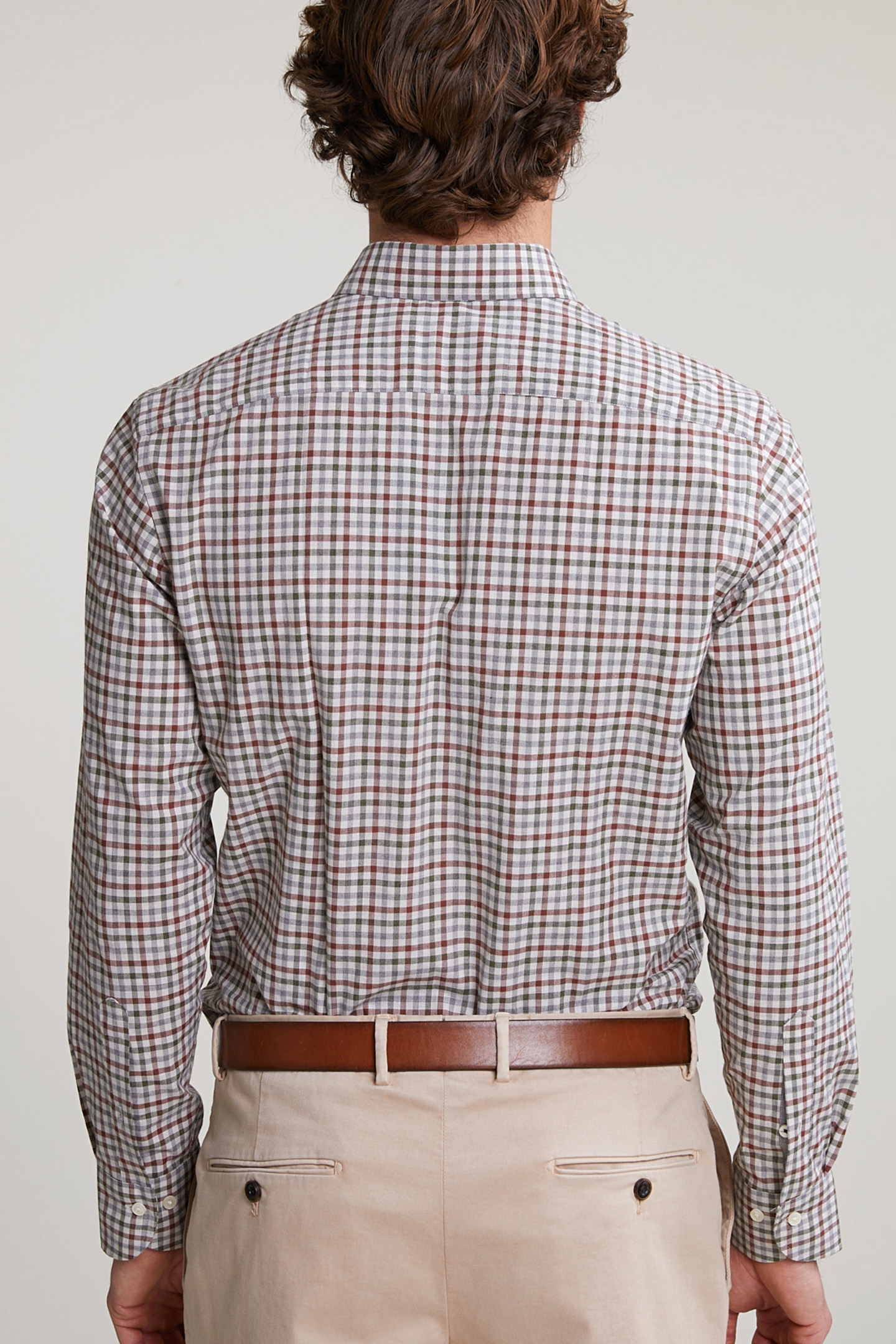 CUSTOM FIT CHECKED SHIRT MULTI 2