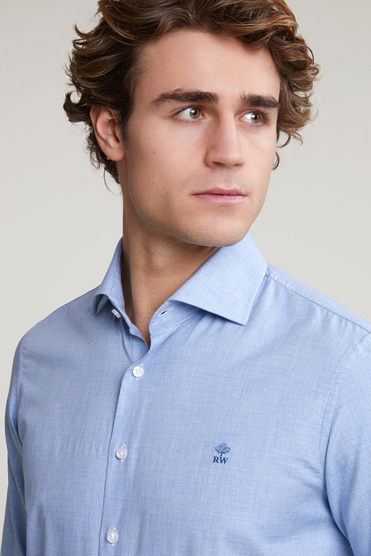 SLIM FIT UNI SHIRT BLUE 4