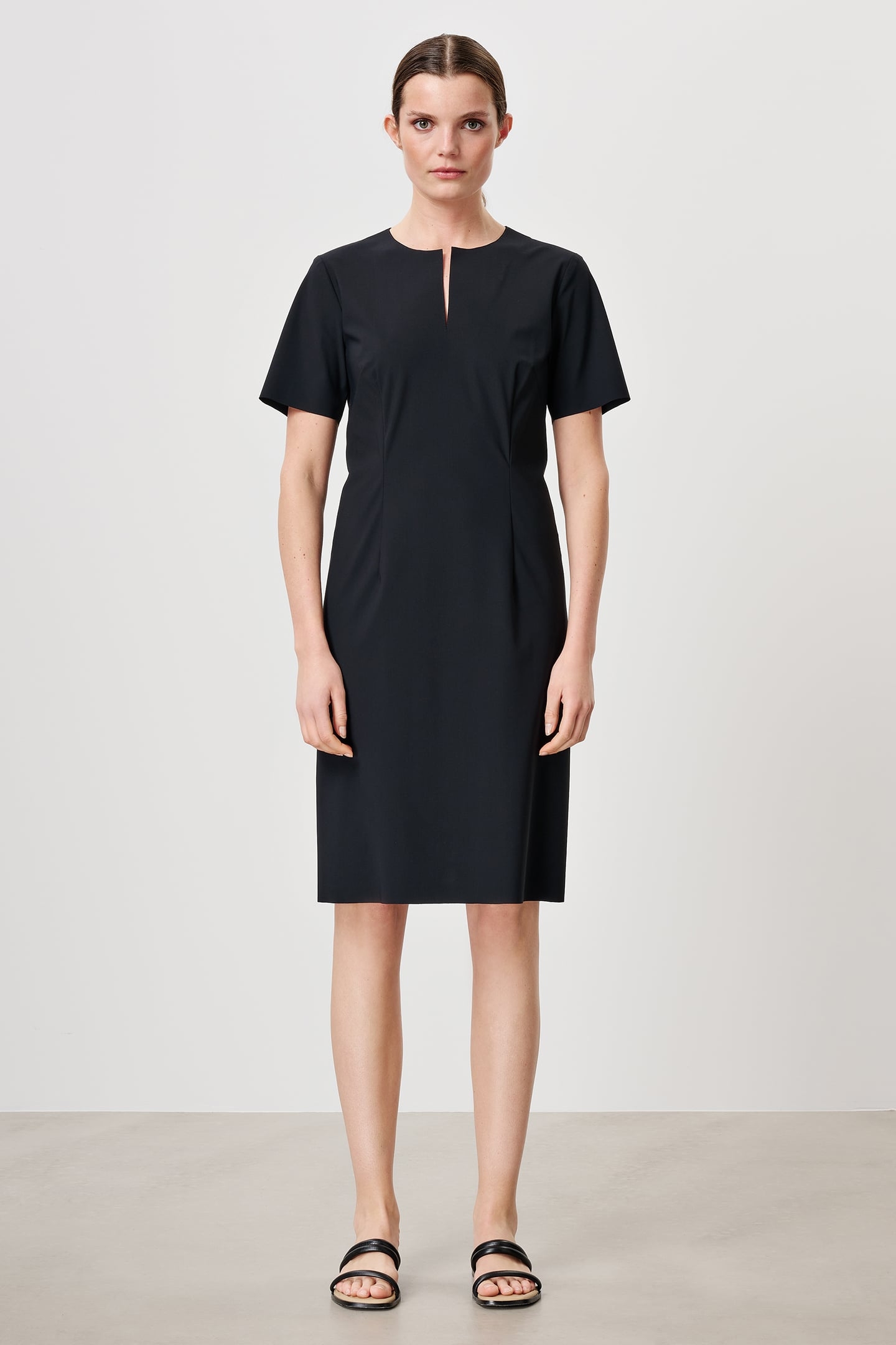 CHAS DRESS BLACK 1