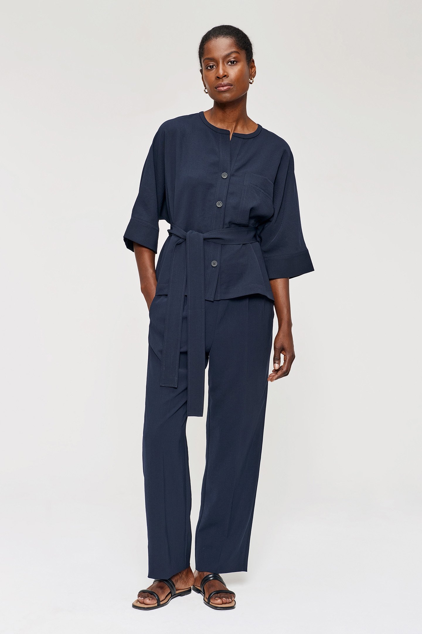 JAP CREPE EASY TOP MIDNIGHT BLUE 3