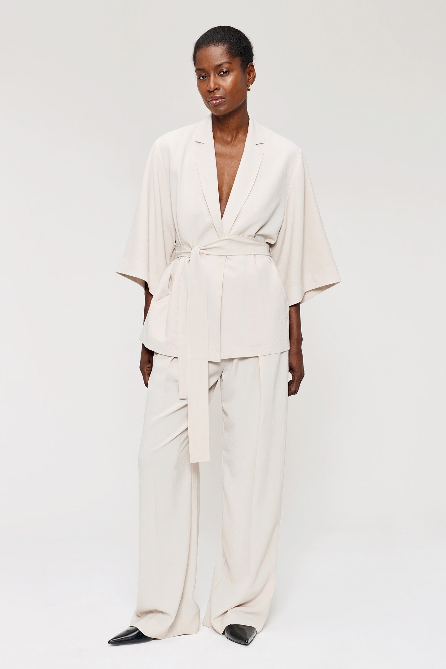 JAP CREPE KIMONO JACKET CHALK 3