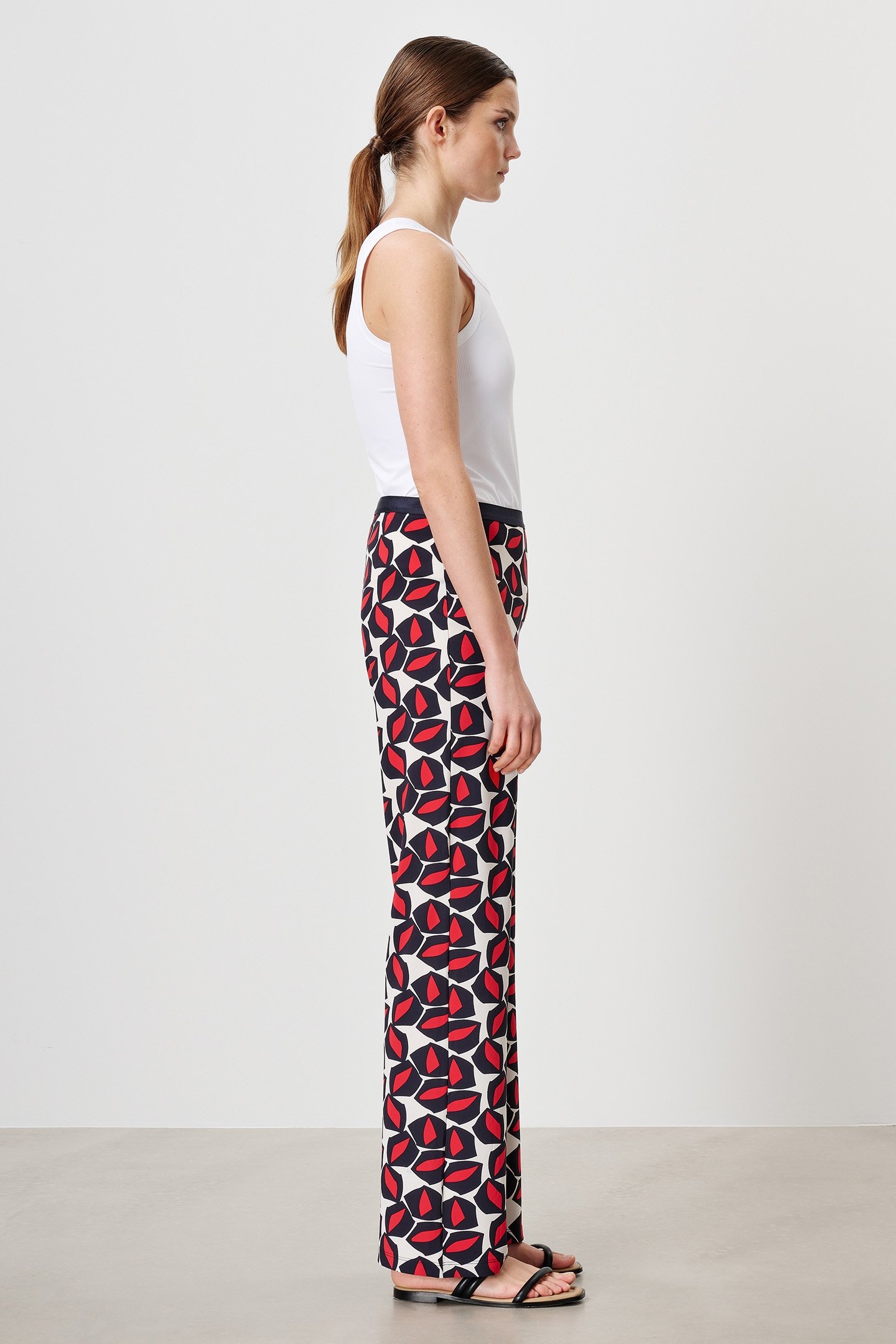 PRINTED ENID PANTS INK BLUE 2