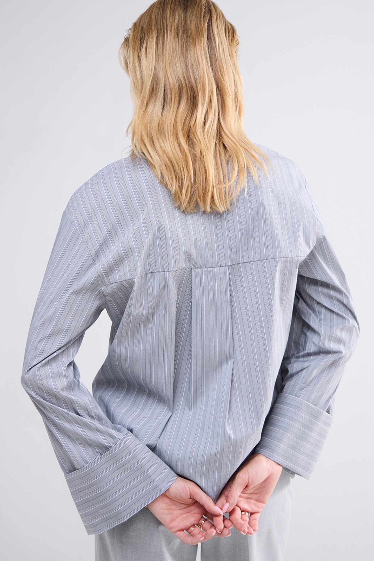 BLOUSE STRIPE BLACK 3