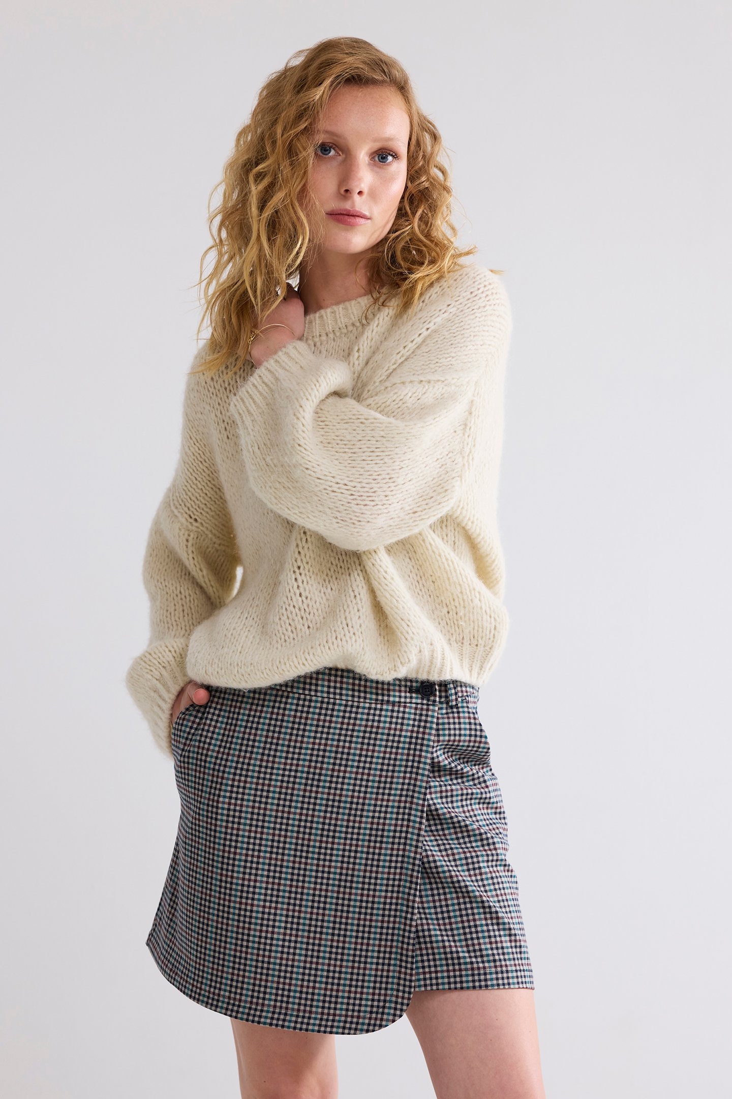 SKIRT MULTI COLOUR CHECK MULTICOLOUR 1