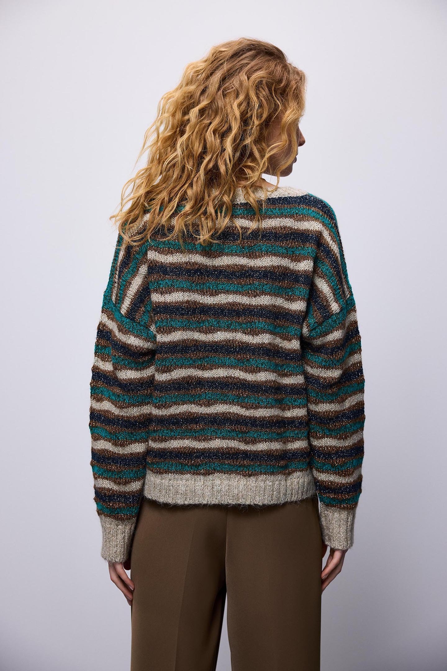 SWEATER MULTI COLOUR ALPACA LUREX KNIT MULTICOLOUR 2
