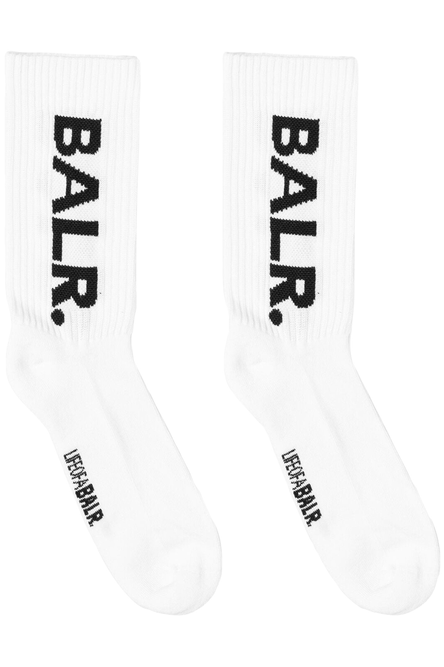 UNISEX 2-PACK BALR. SOCKS WHITE 1