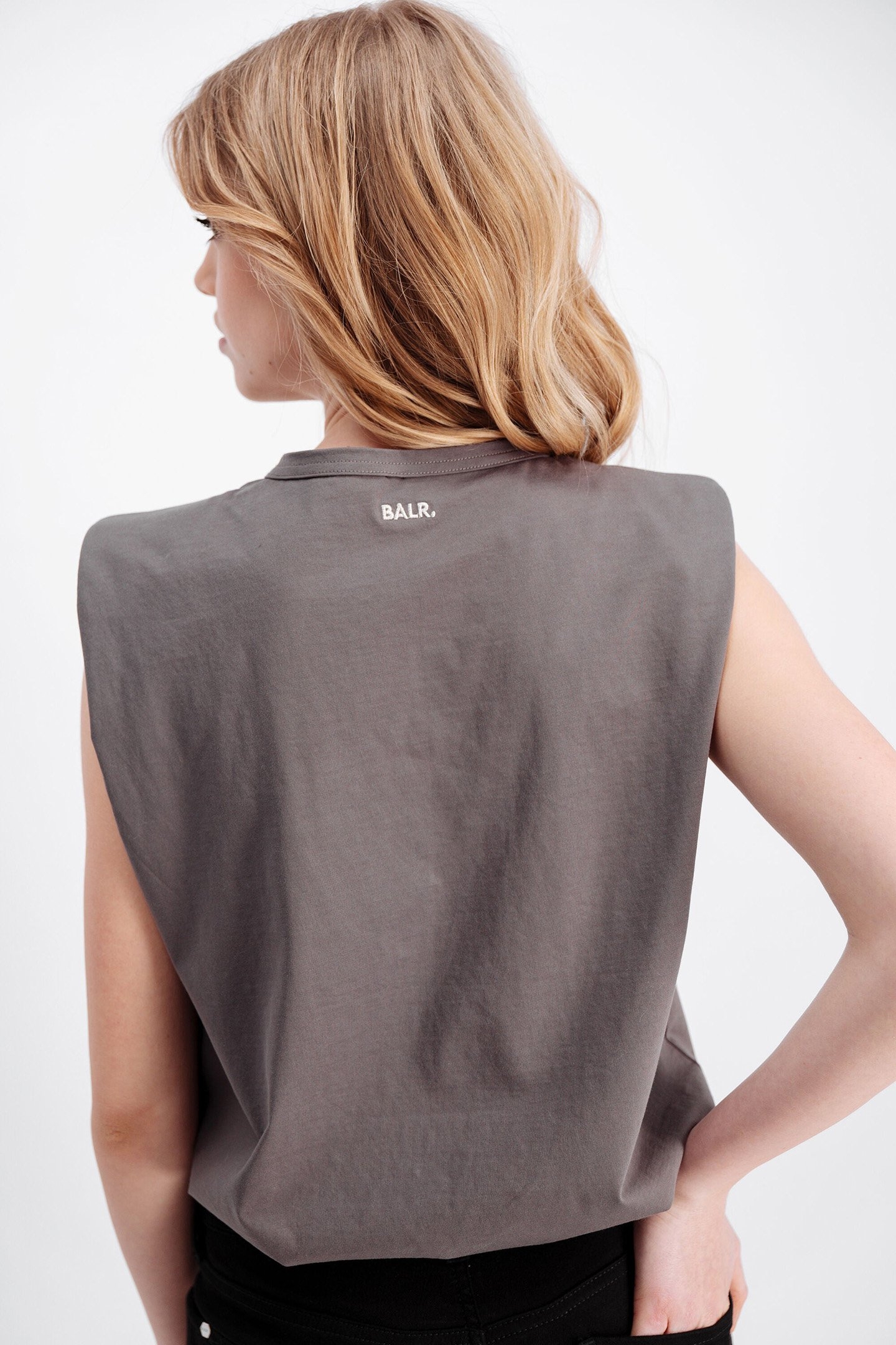 PADDED SHOULDER TOP GARGOYLE 2