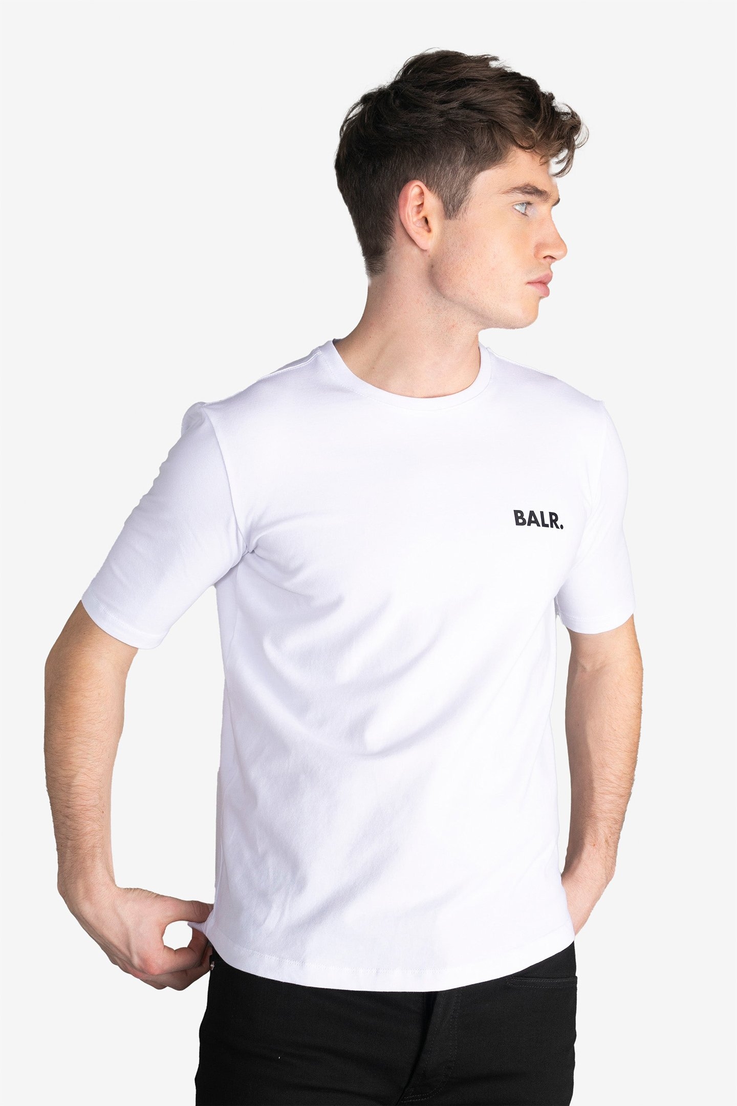 ATHLETIC SMALL BRANDED CHEST T-SHIRT BRIGHT WHITE 1