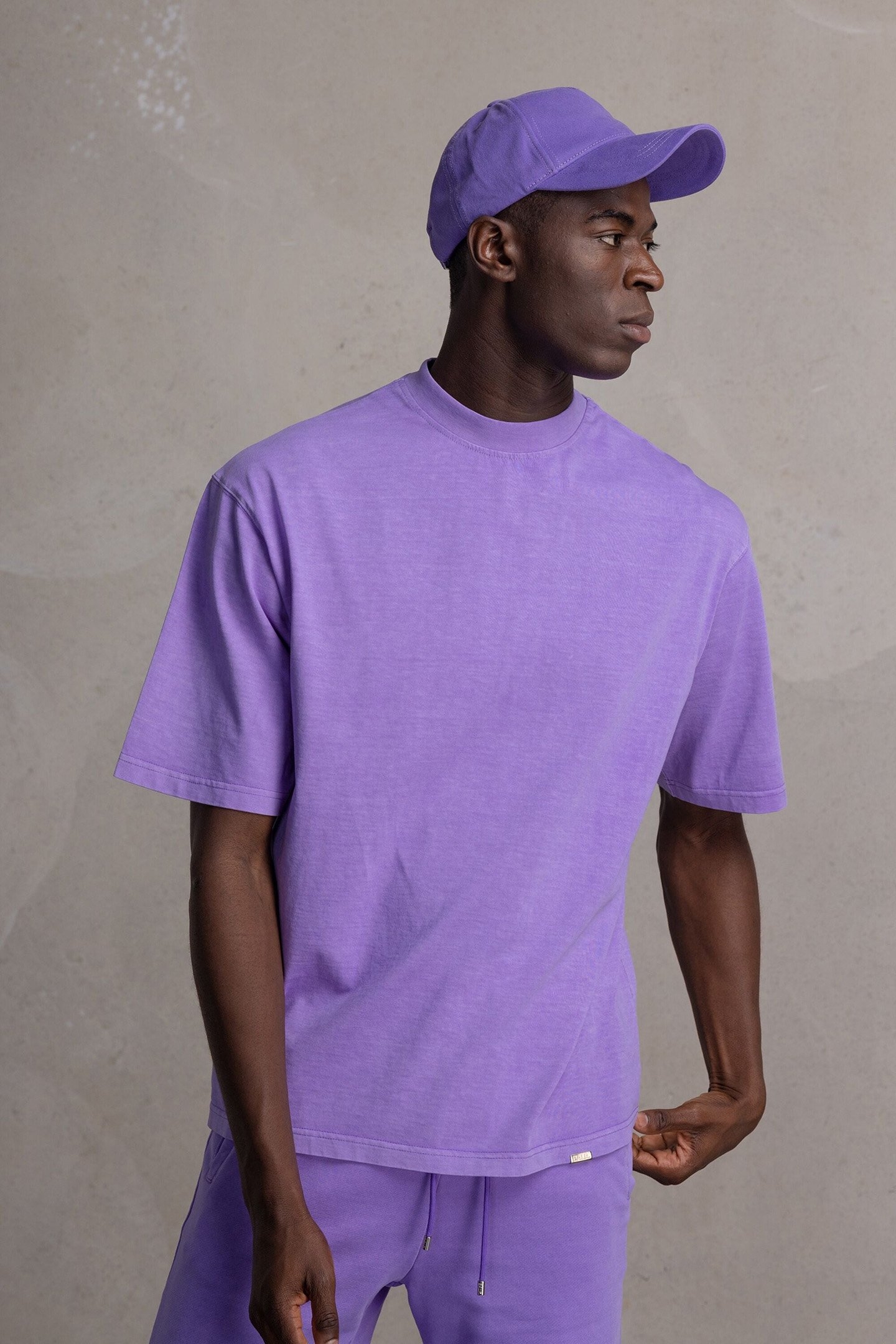 BLANKS BOX T-SHIRT PAISLEY PURPLE WASHED 1