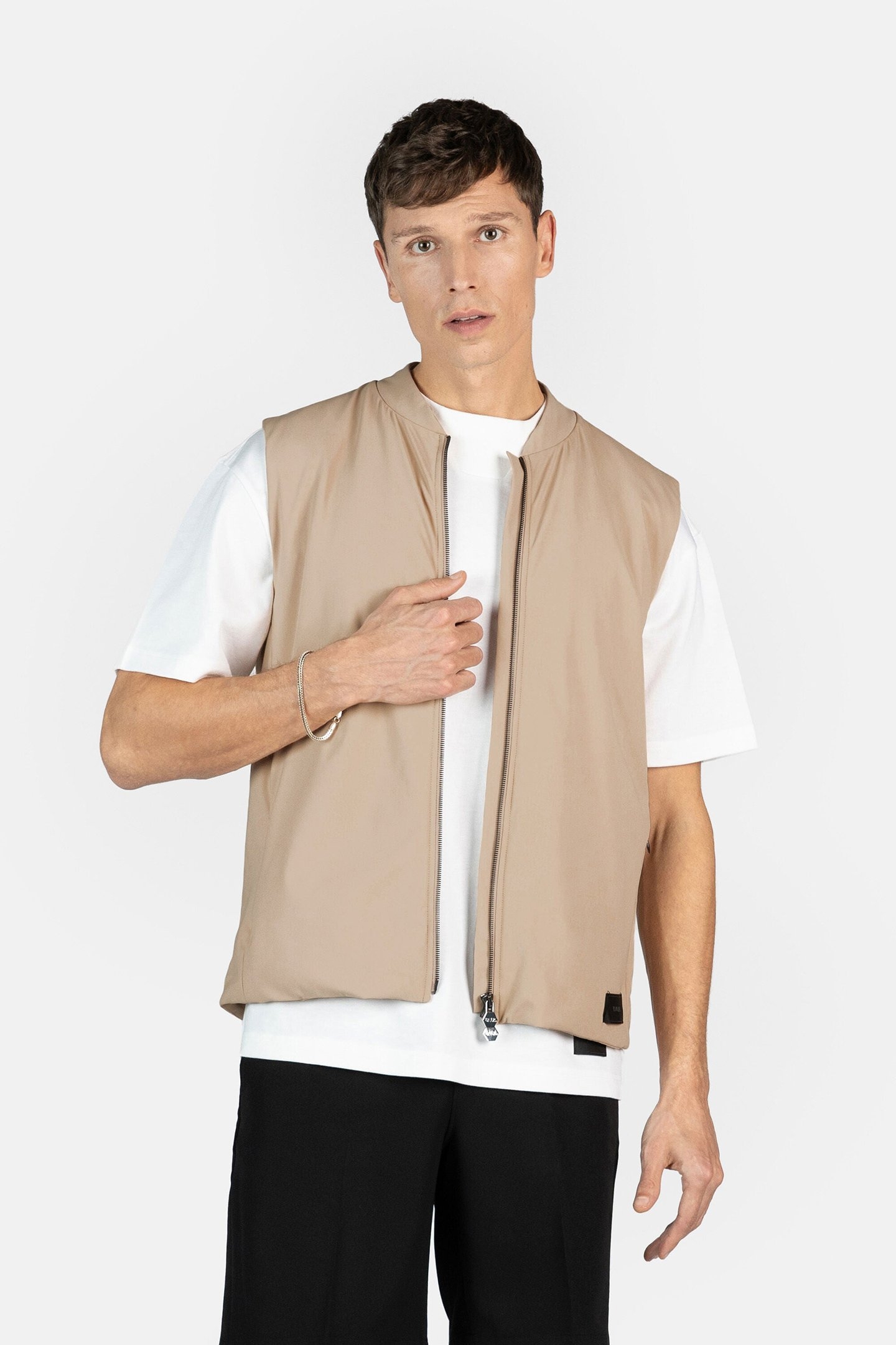 BALRXI REGULAR FIT GILET IRISH CREAM 1