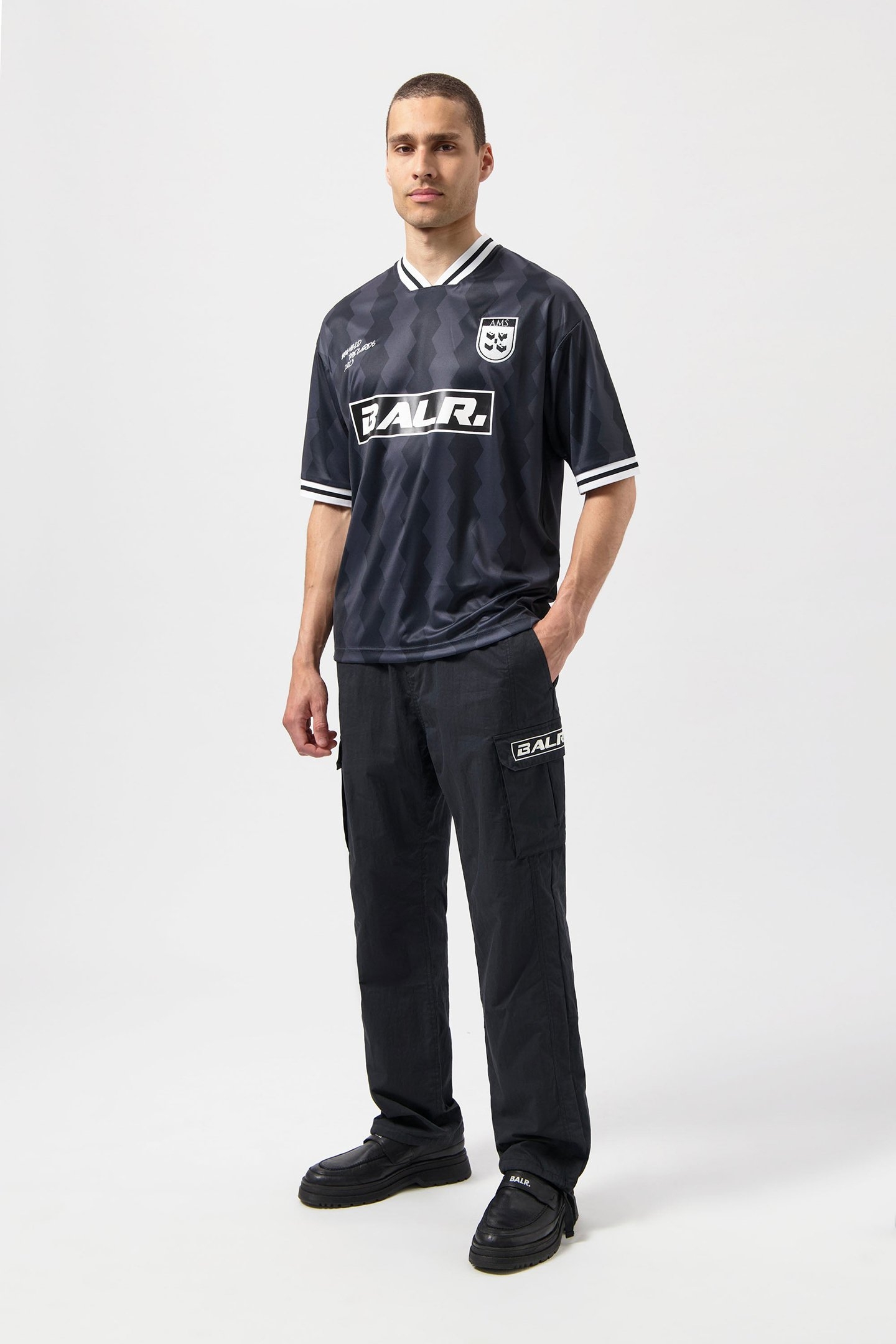 THE CLUB BOX FIT JERSEY ANTHRACITE/JET BLACK 6