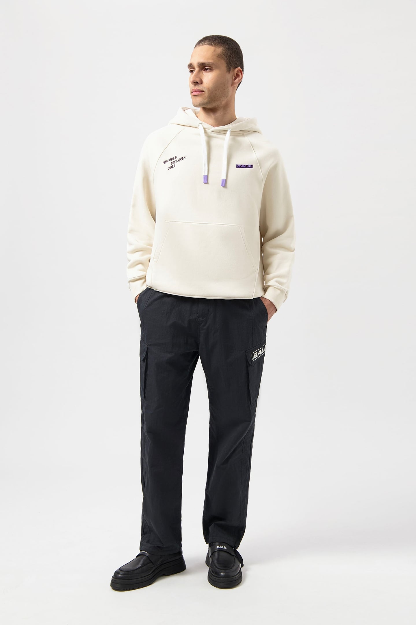 THE CLUB BOX FIT HOODIE WHITE SWAN 3