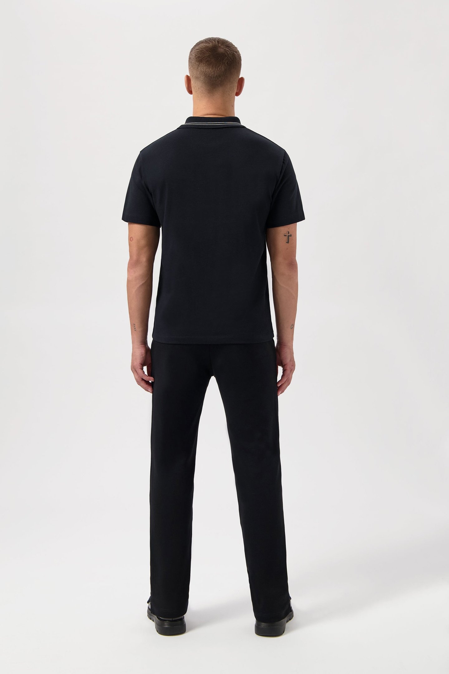 TAPE POLO JET BLACK 3