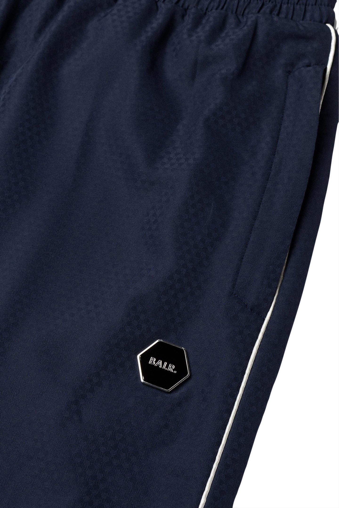 JACQUARD RELAXED TRACK PANTS SPACE NAVY 6