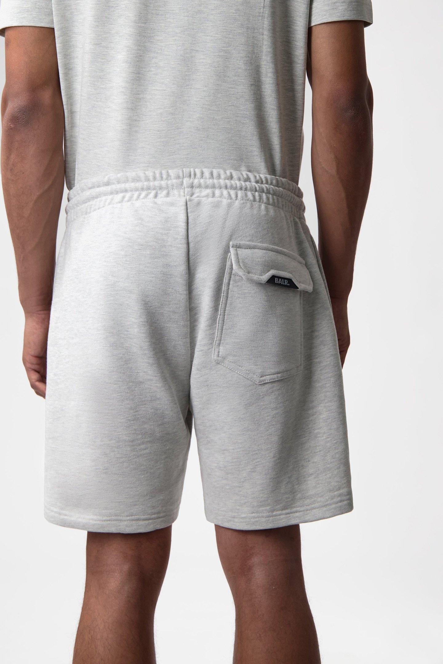 LOGO SHORTS LT GREY MELANGE 6