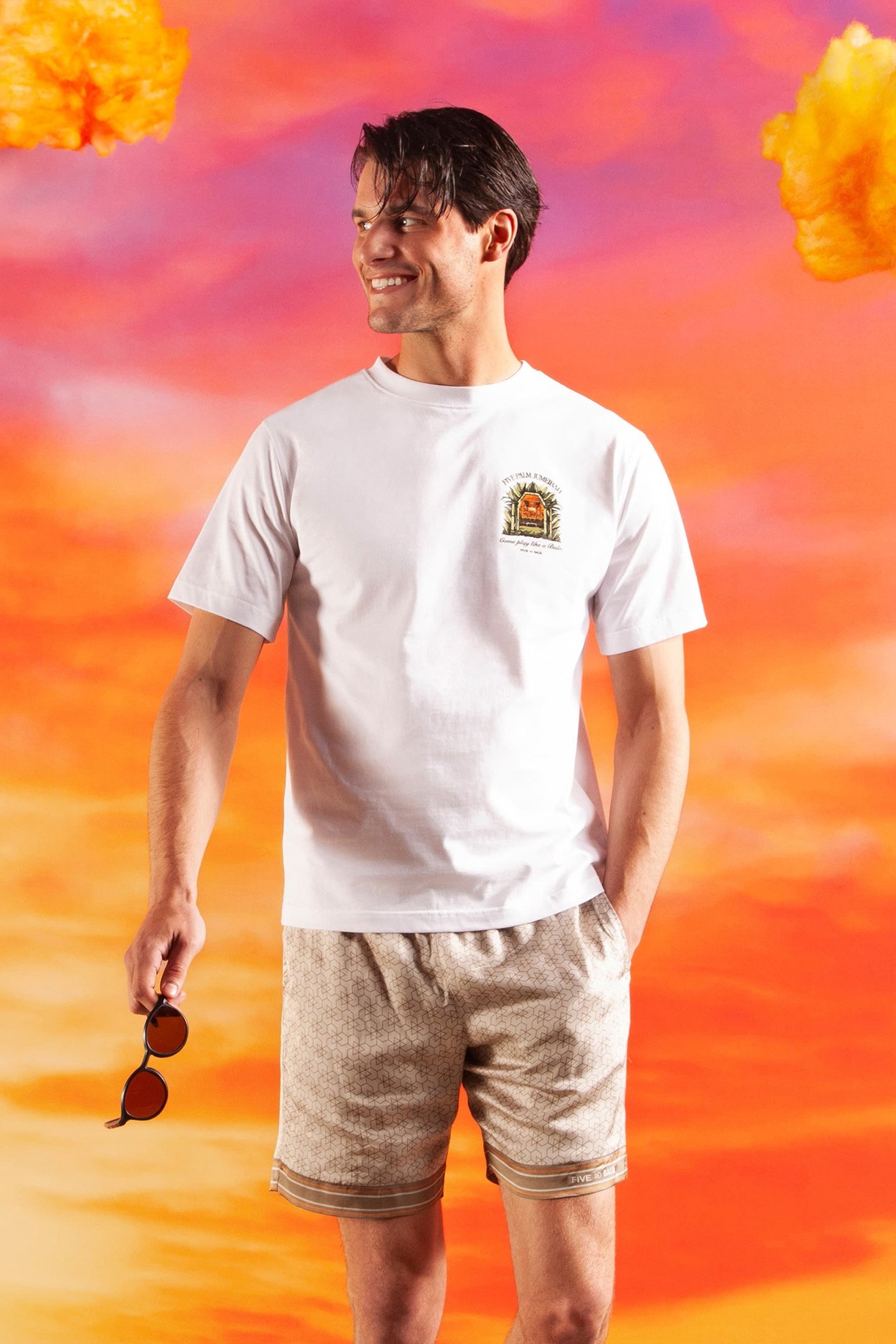 BALR. X FIVE SHORTS SILVER LINING 4