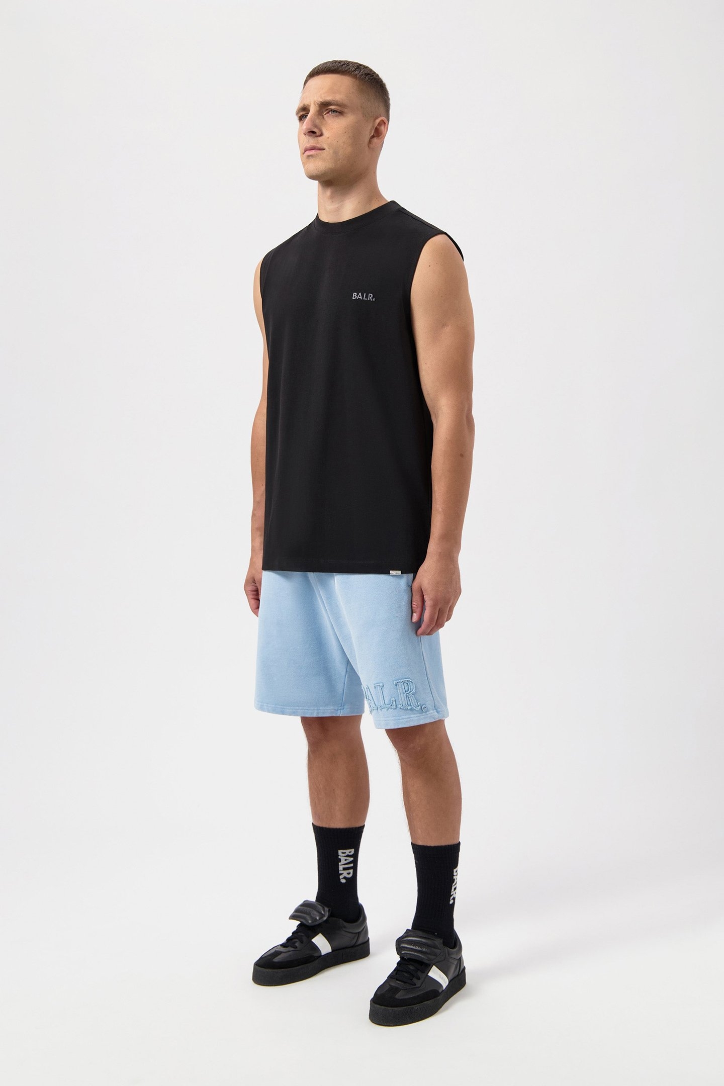 LOGO OVERSIZED TANKTOP JET BLACK 5
