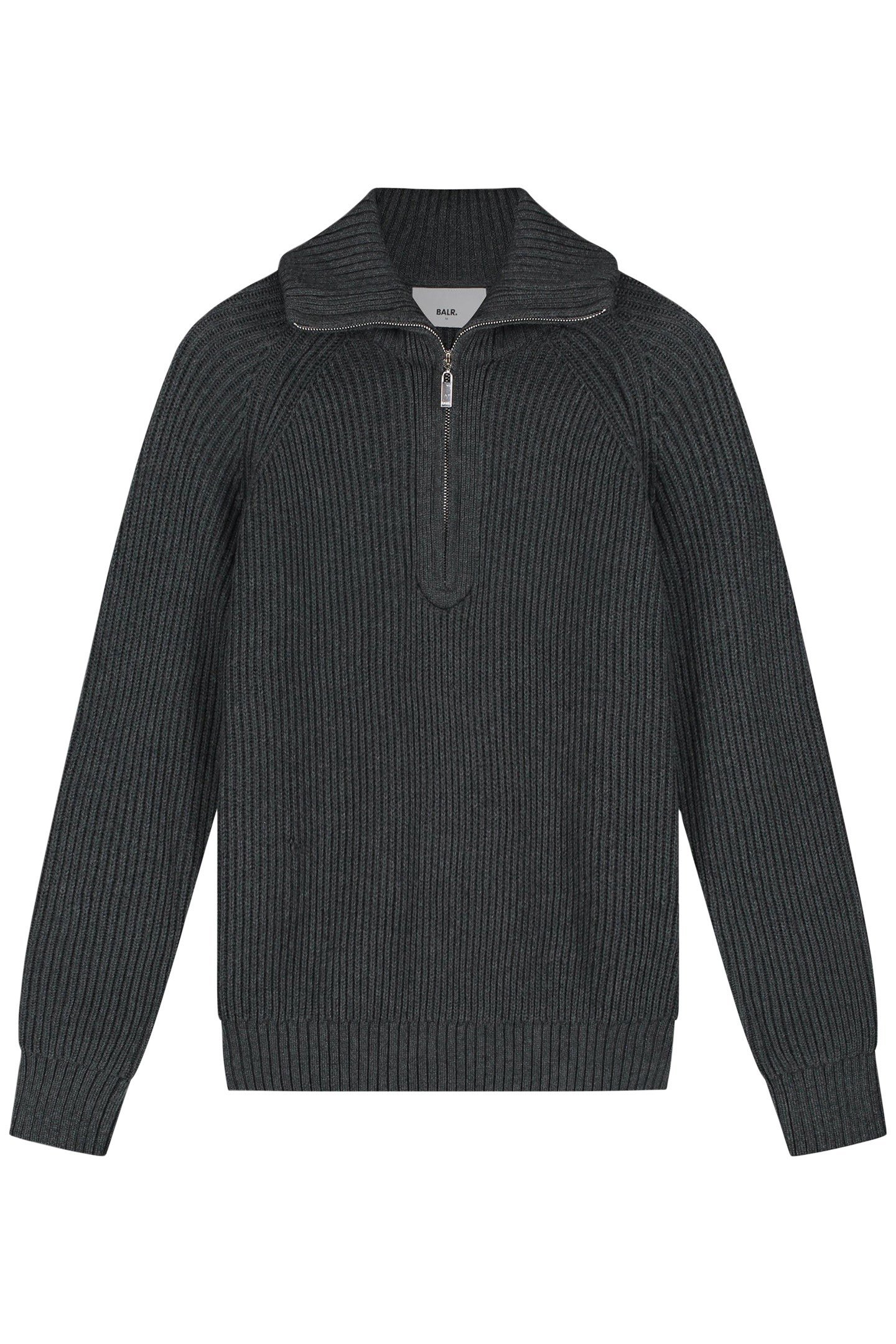 XI KNITTED HALF ZIP VOLCANIC GREY 3