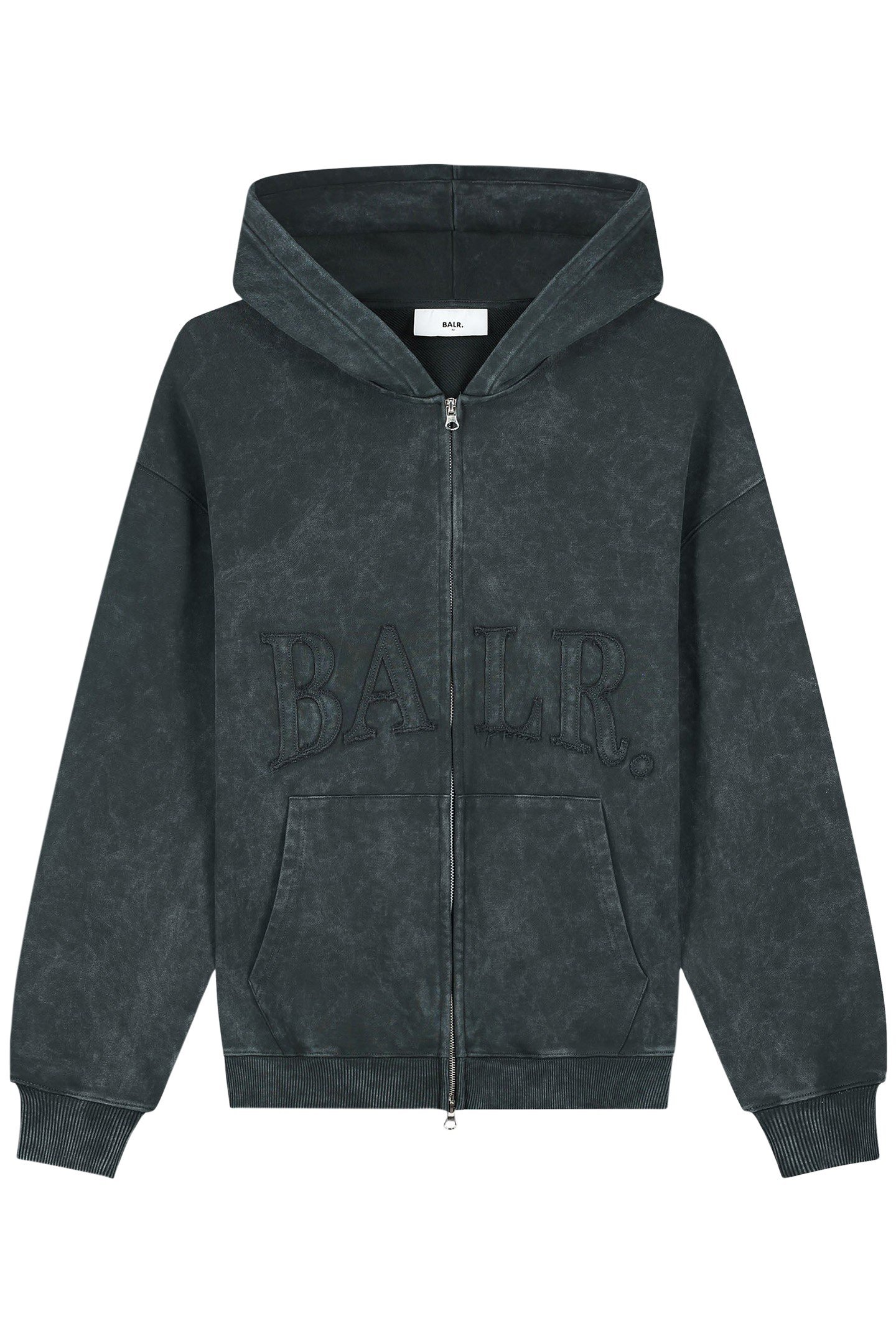 URBAN WASHED ZIP HOODIE VOLCANIC GREY 3