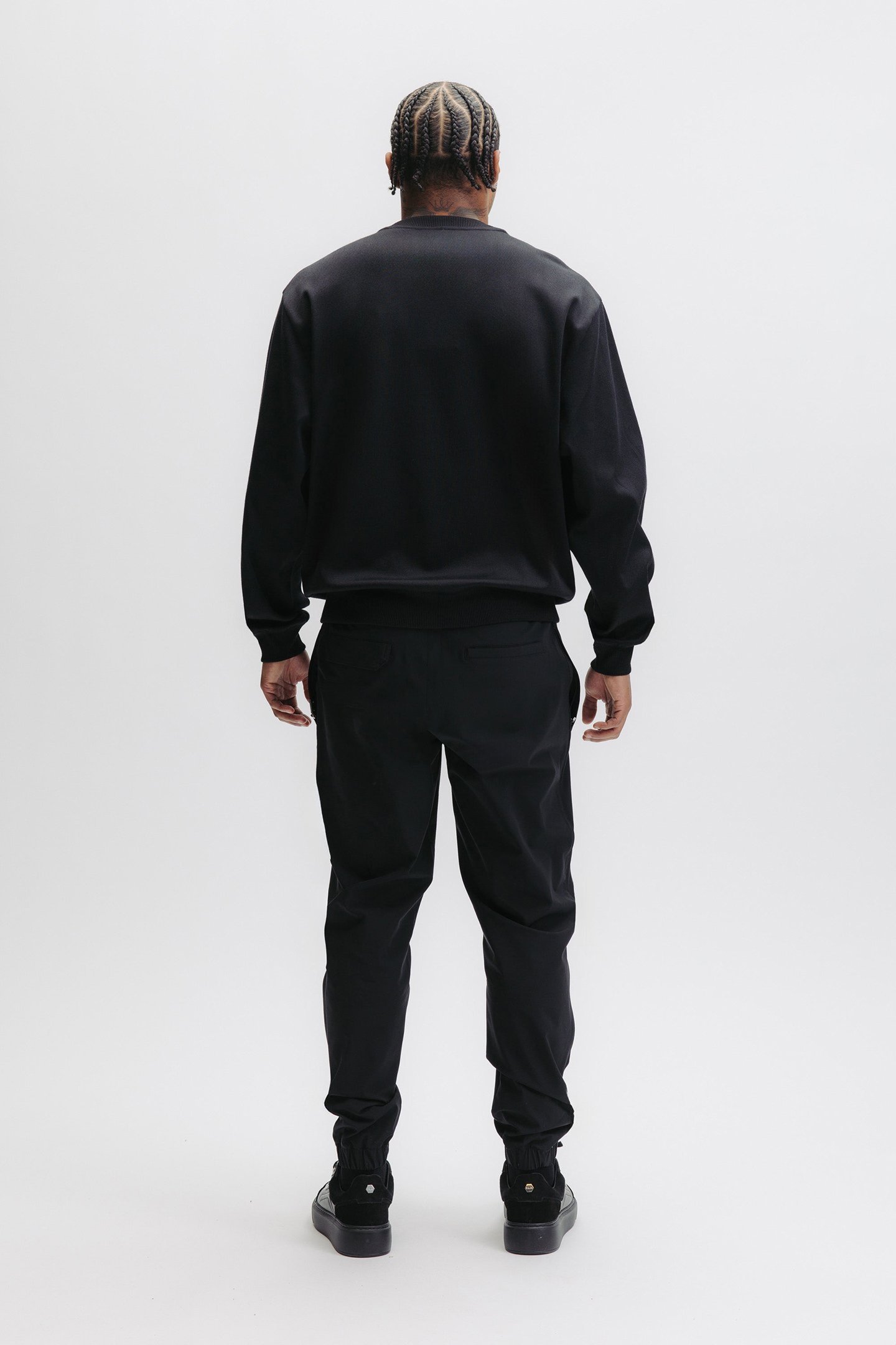 HEX-SERIES CREWNECK JET BLACK 2