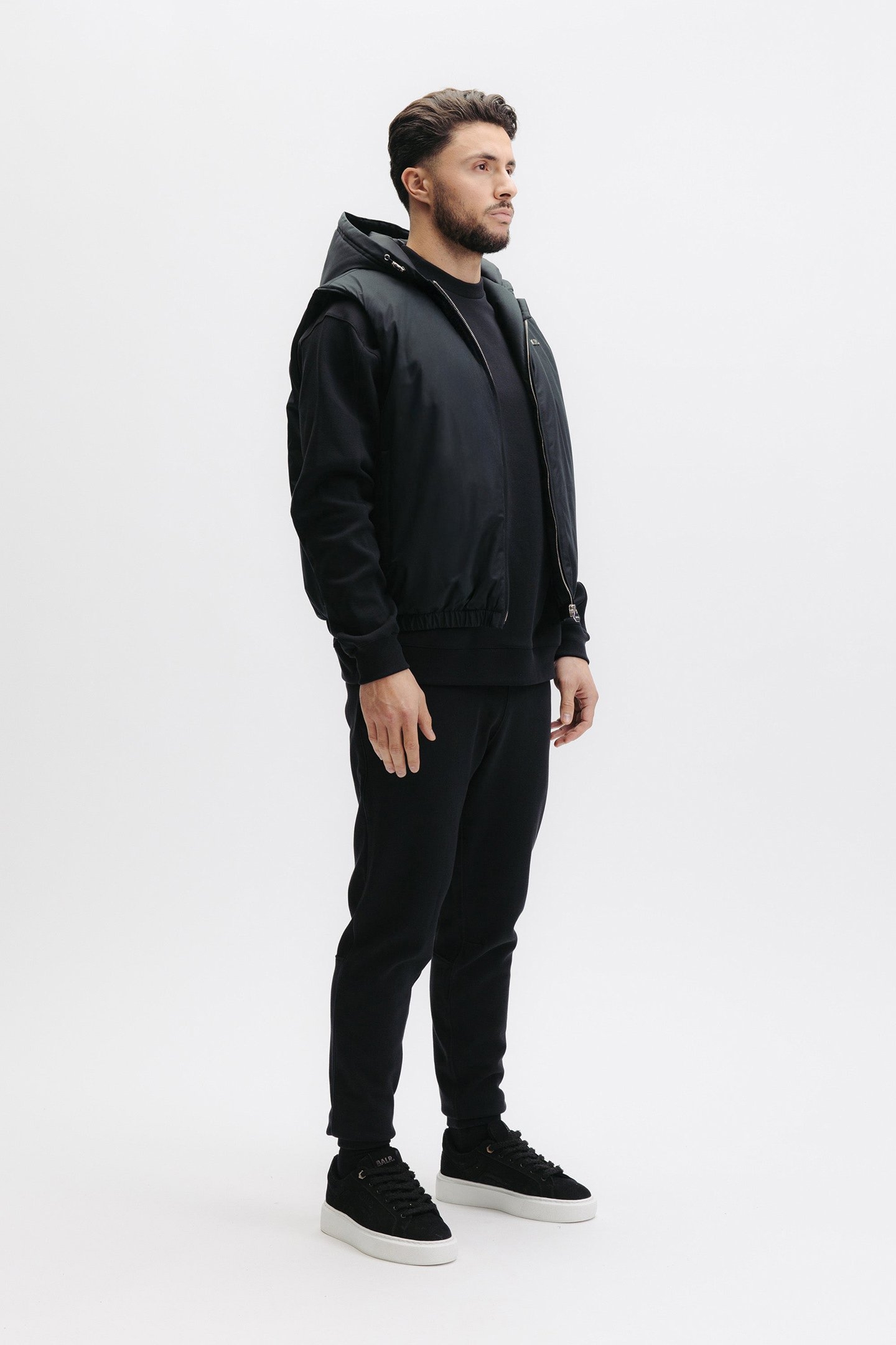 Q SERIES HOODED BODYWARMER JET BLACK 5