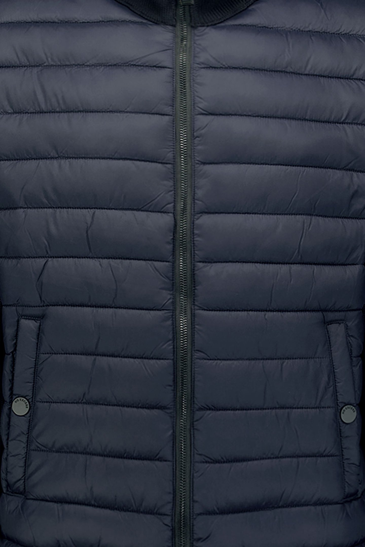 JACKET STAND UP COLLAR PADDED MIX WITH KNIT NIGHT 3