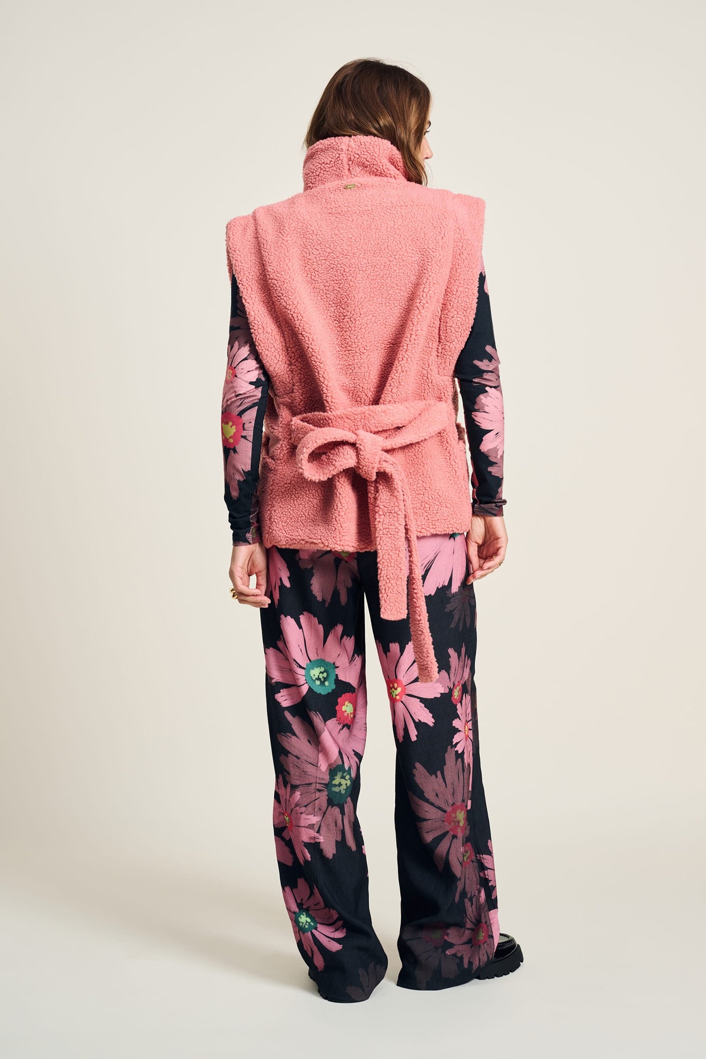 GILET - TEDDY DUSTY PINK 2