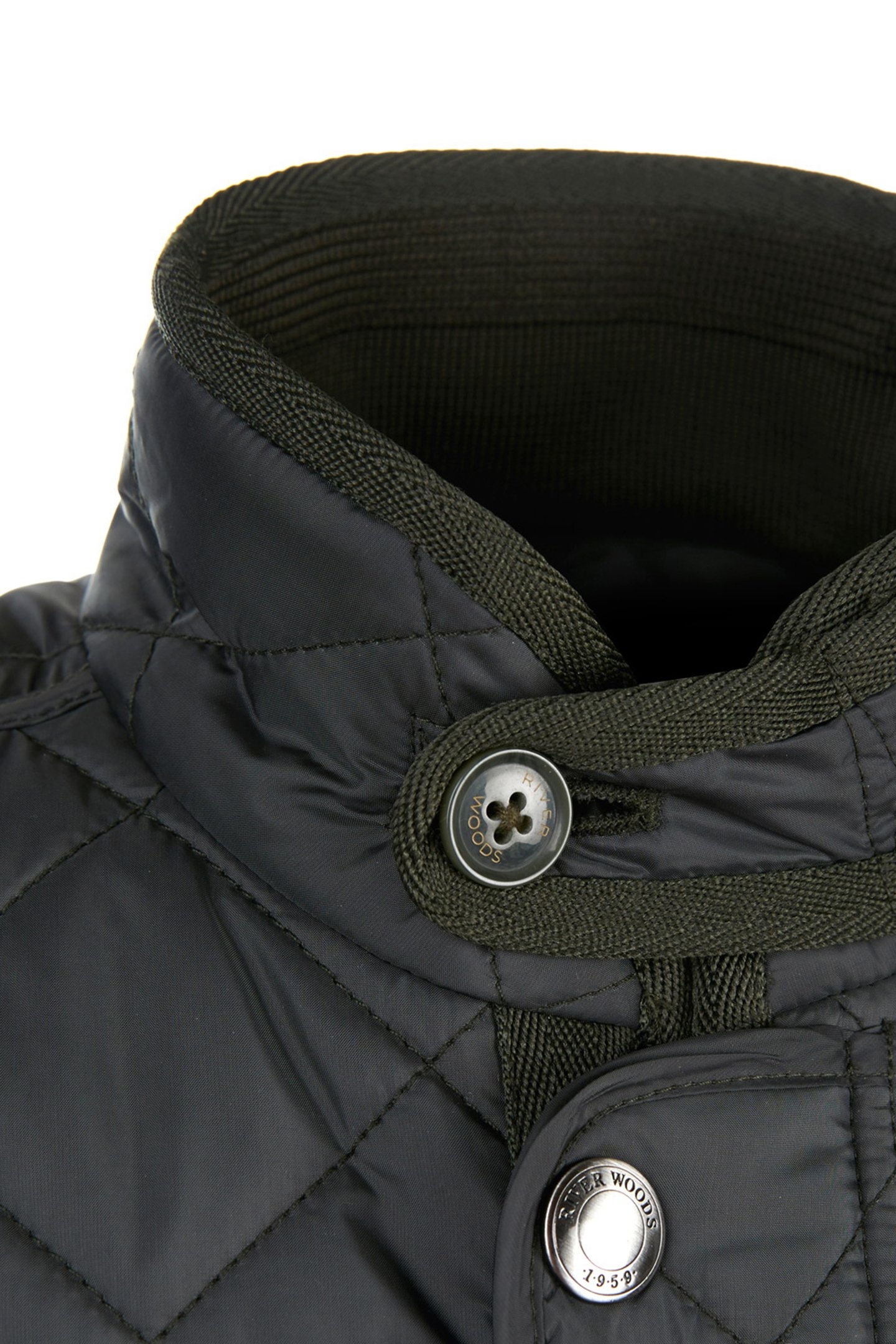 BASIC DIAMOND QUILTED JKT GREEN 2