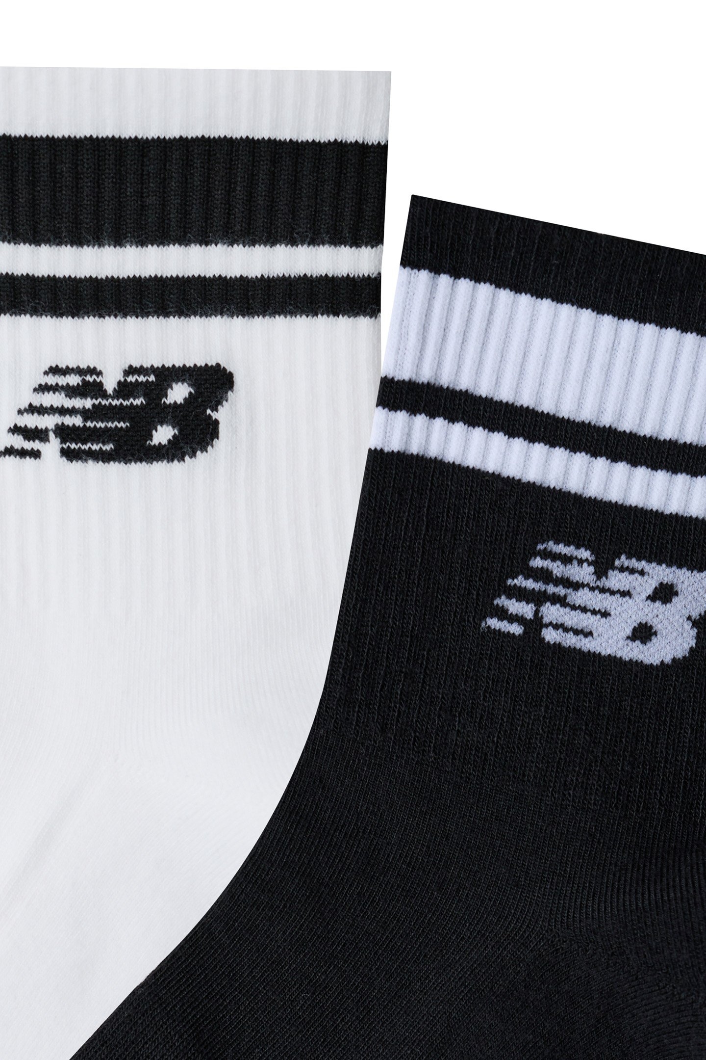 UNISEX RUN REPREVE ANKLE 2 PACK WHITE/BLACK 3