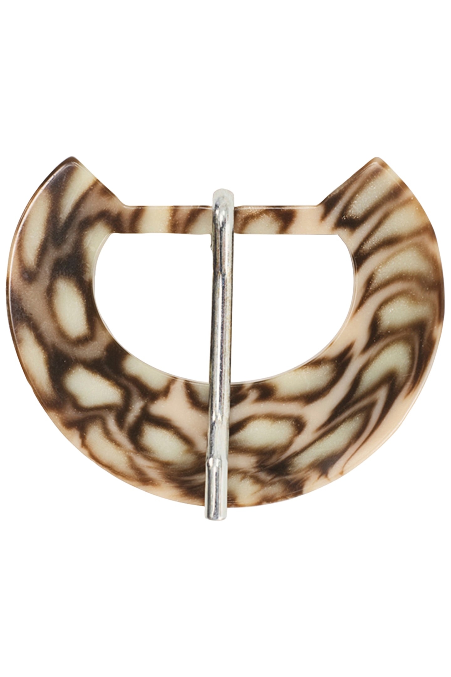AMAL - REMOVABLE ALMOND BELT BUCKLE IN DECORATIVE RESIN 2
