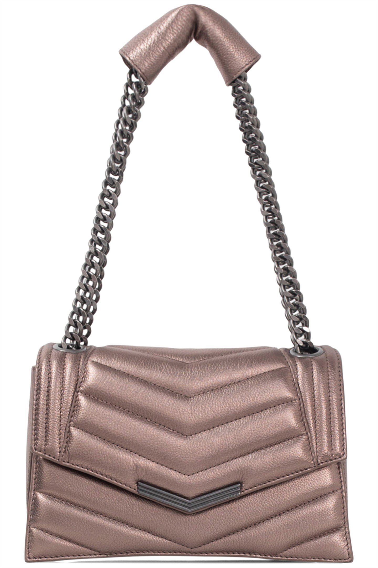 COPPER METALLIC LEATHER THE 1 GLITTER BAG 1