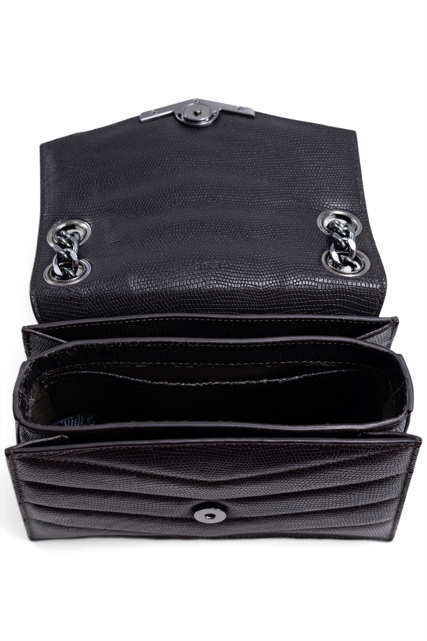 THE 1. ITALY EMBOSSED LEATHER CHOCO 4