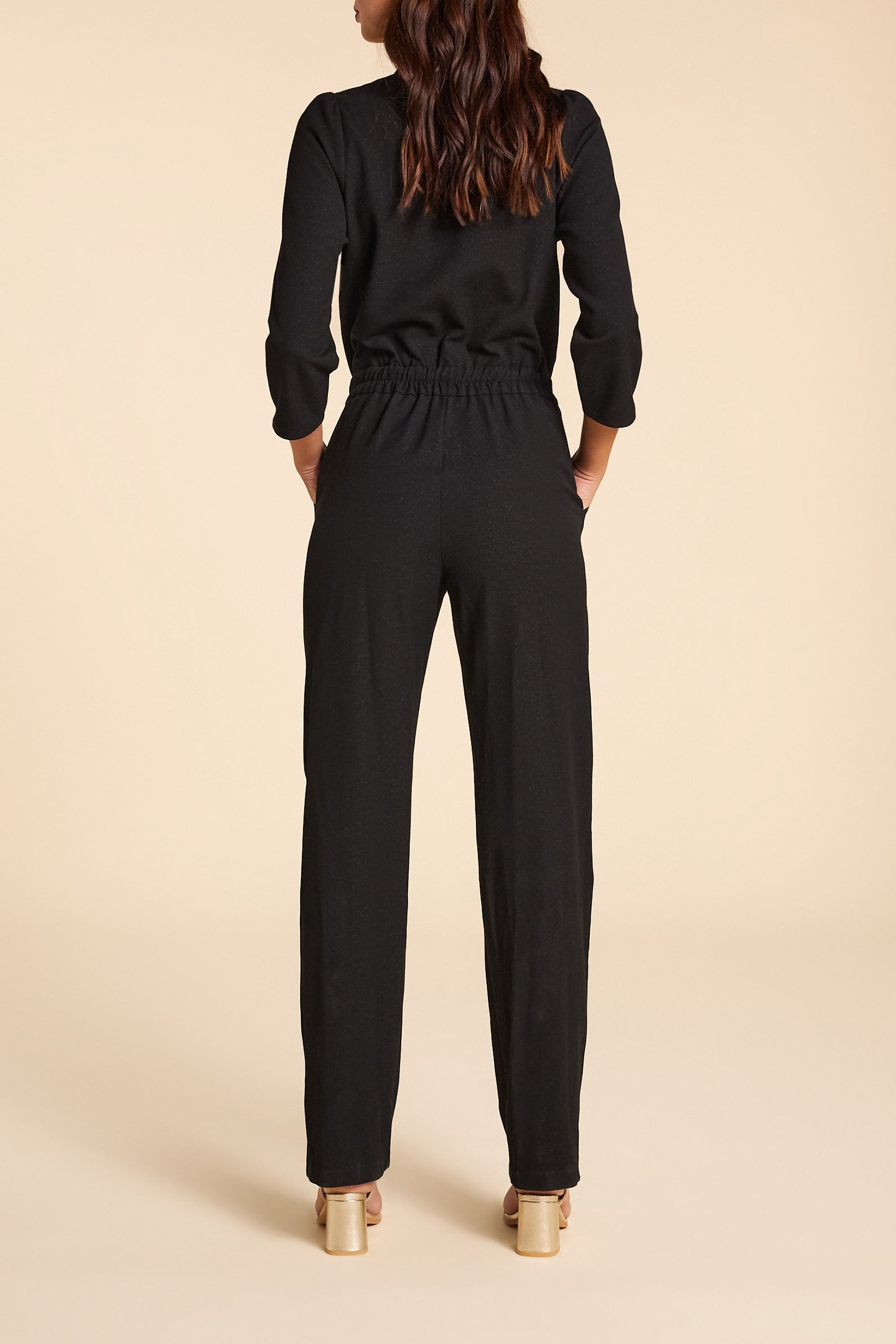 BLACK SEQUINED JUMPSUIT 2