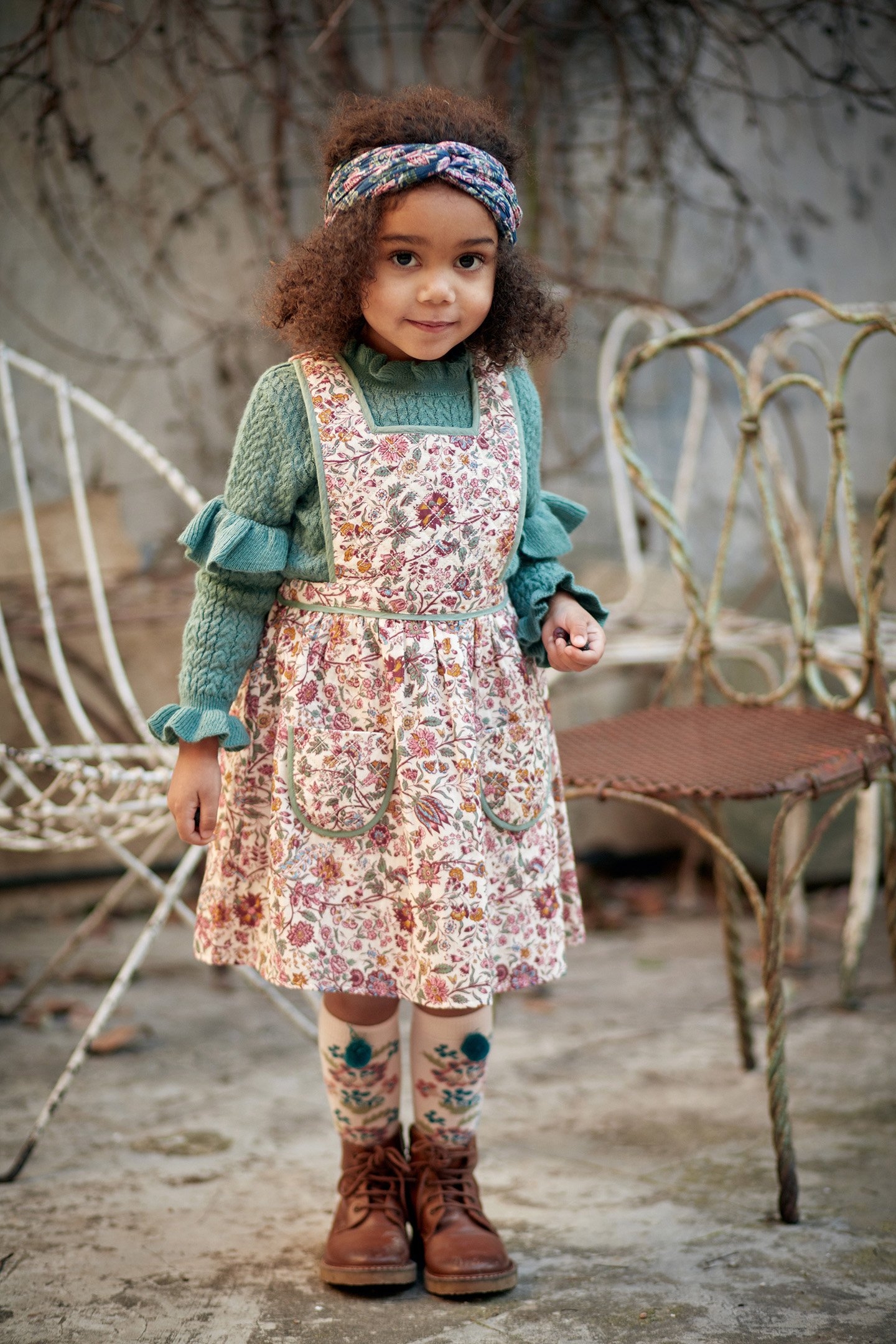 DRESS MIRA CREAM SAVAGE GARDEN 1